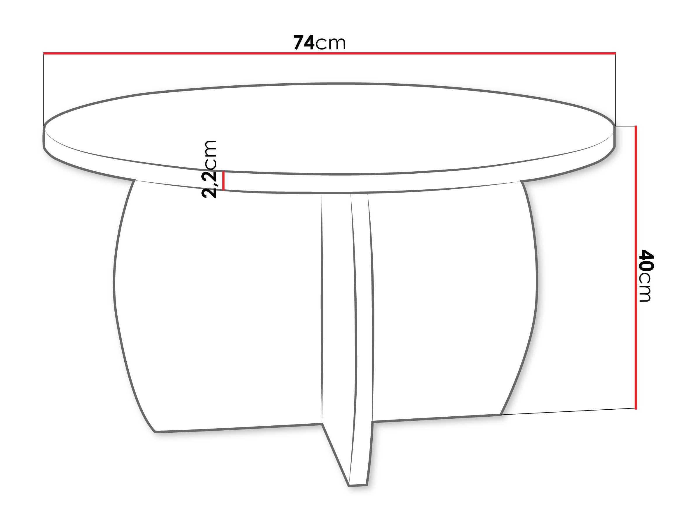 Couchtisch Comfivo Pagas (Walnussholzoptik)