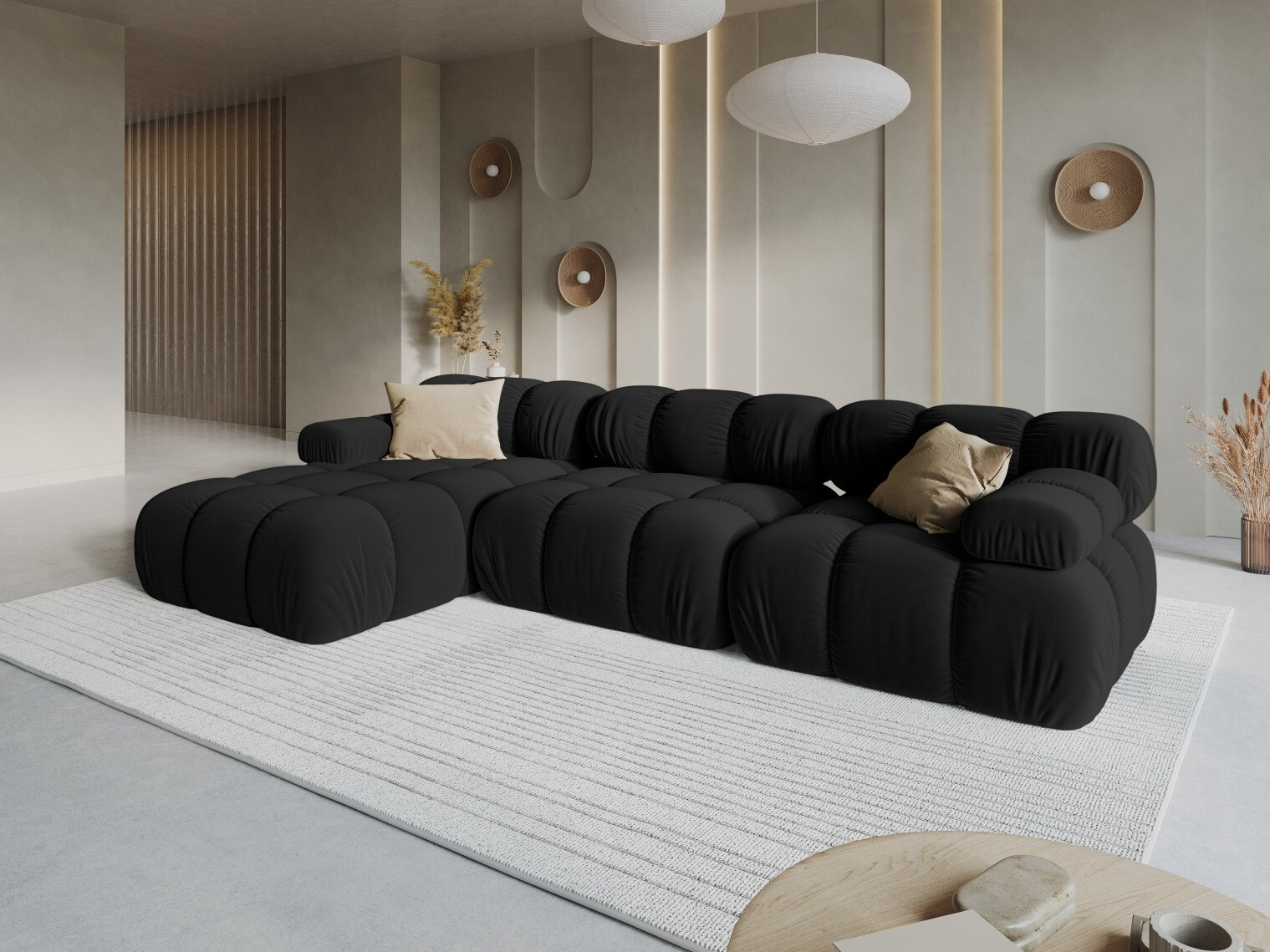 Modulares Ecksofa Caltenu 111 (Bluvel 19)