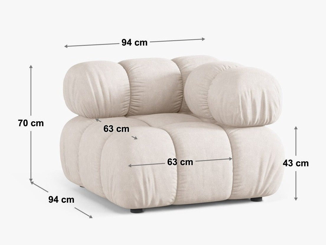 Modularer Sessel Caltenu 112 (Bluvel 19)