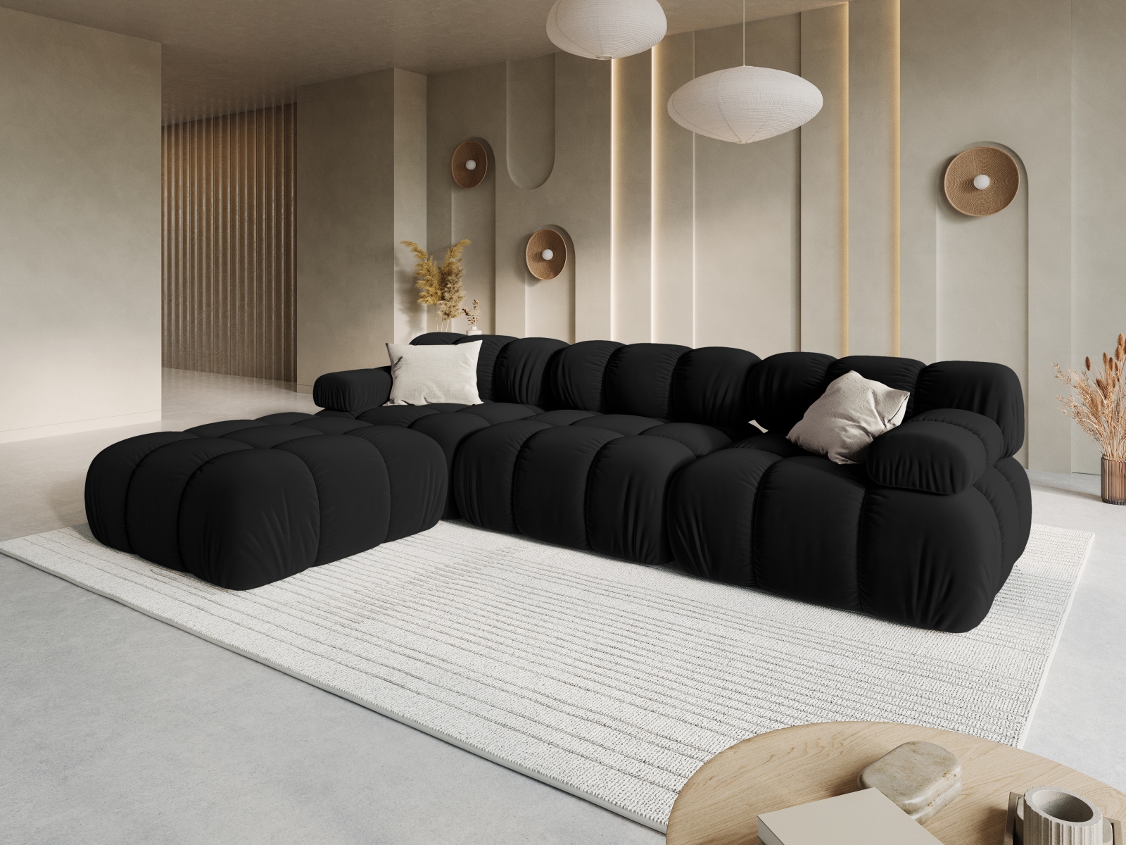 Modulares Ecksofa Caltenu 113 (Bluvel 19)