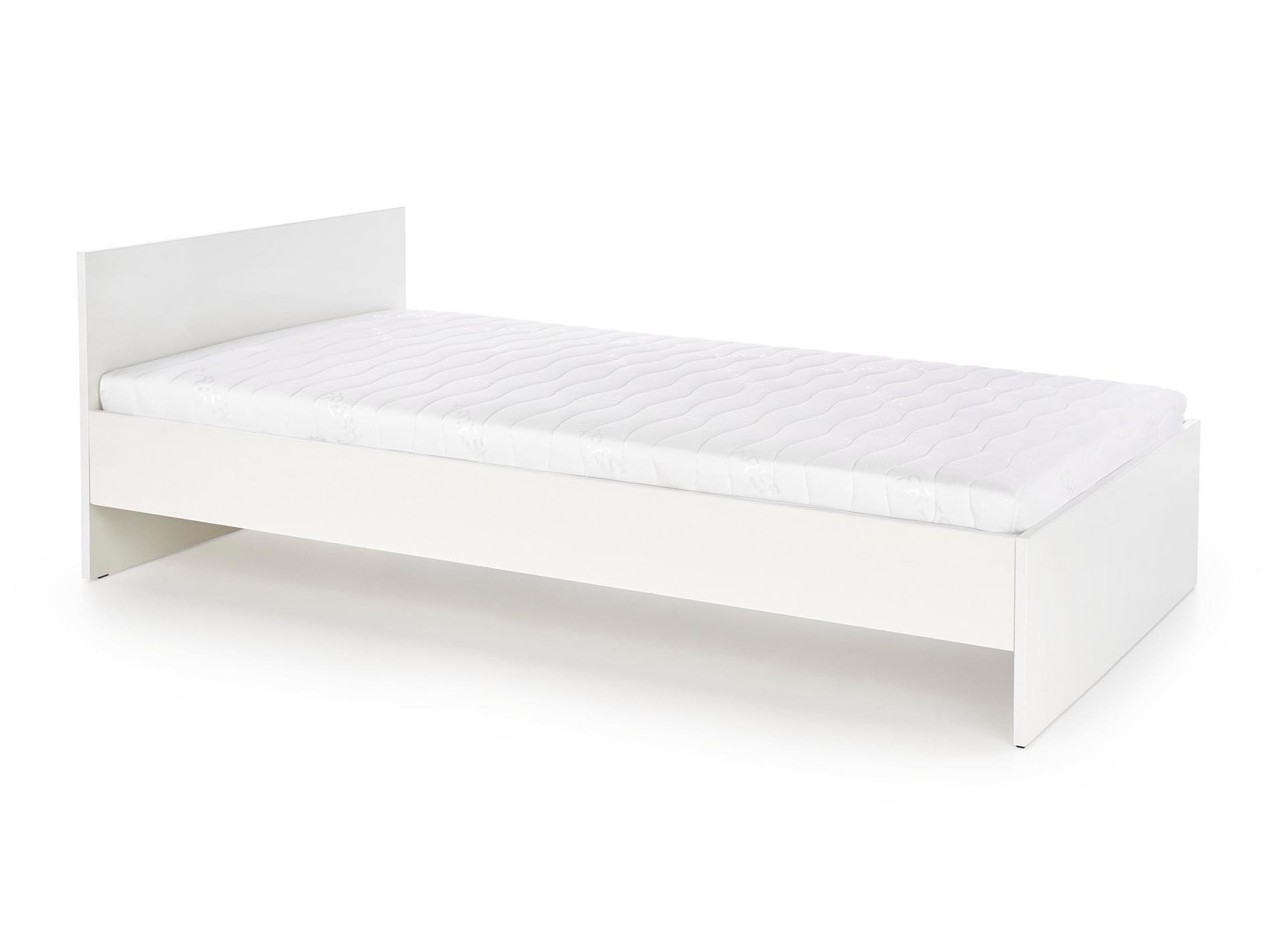 Bett Cirveso 104 (Weiß + Weiß glänzend)