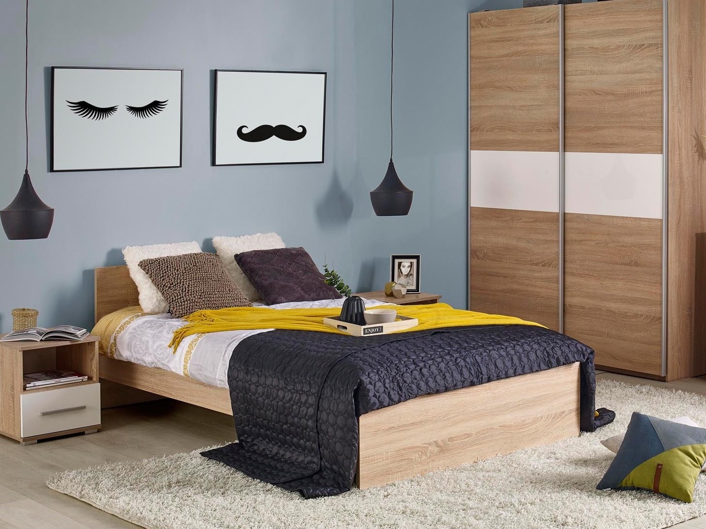 Bett Cirveso 105 (Sonoma Eichenholzoptik)