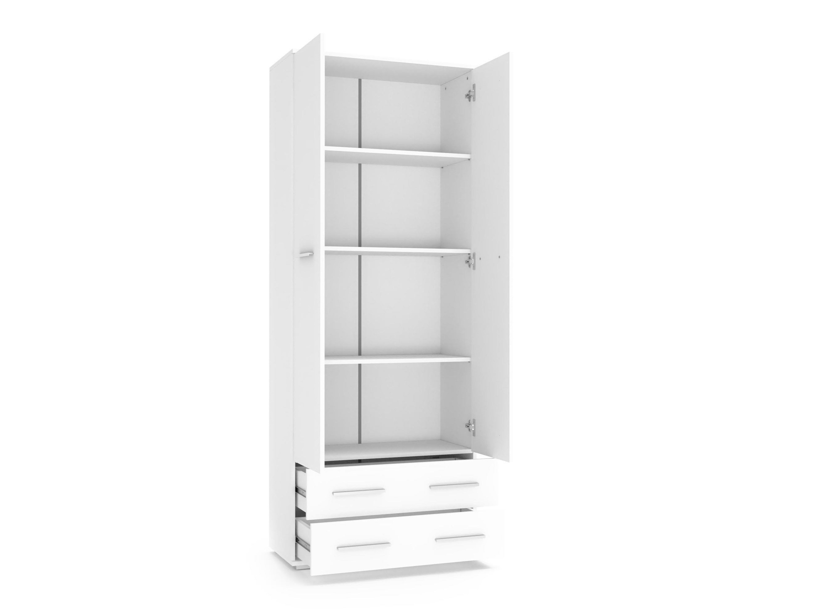 Regal Cirveso 107 (Sonoma Eichenholzoptik + Weiß glänzend)