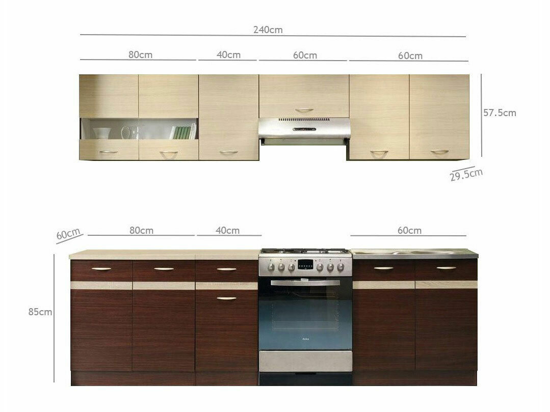 Modulares Küchenset Eli Mix 102