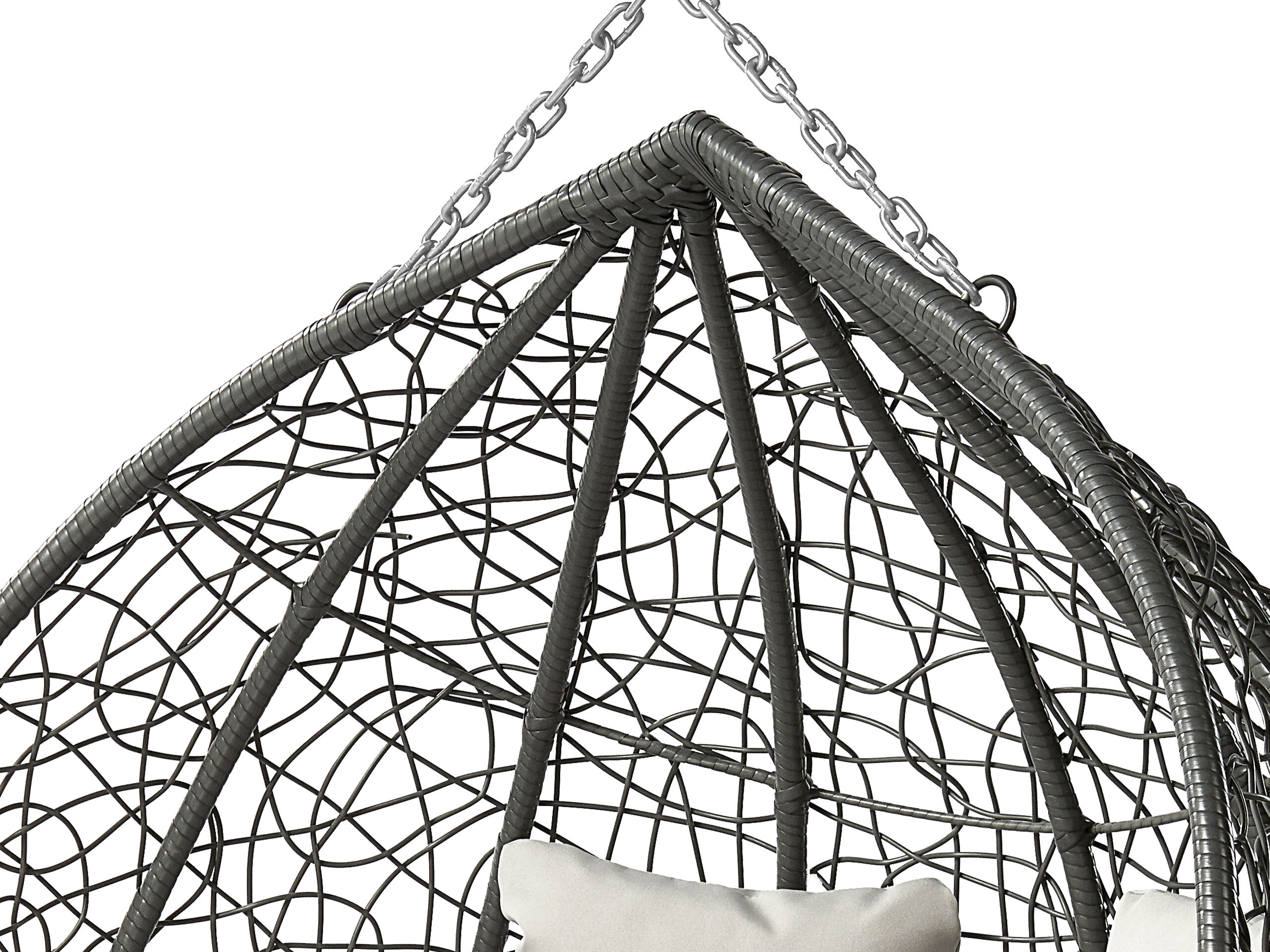 Hängesessel Comfivo Audos (Grau + Hellgrau)