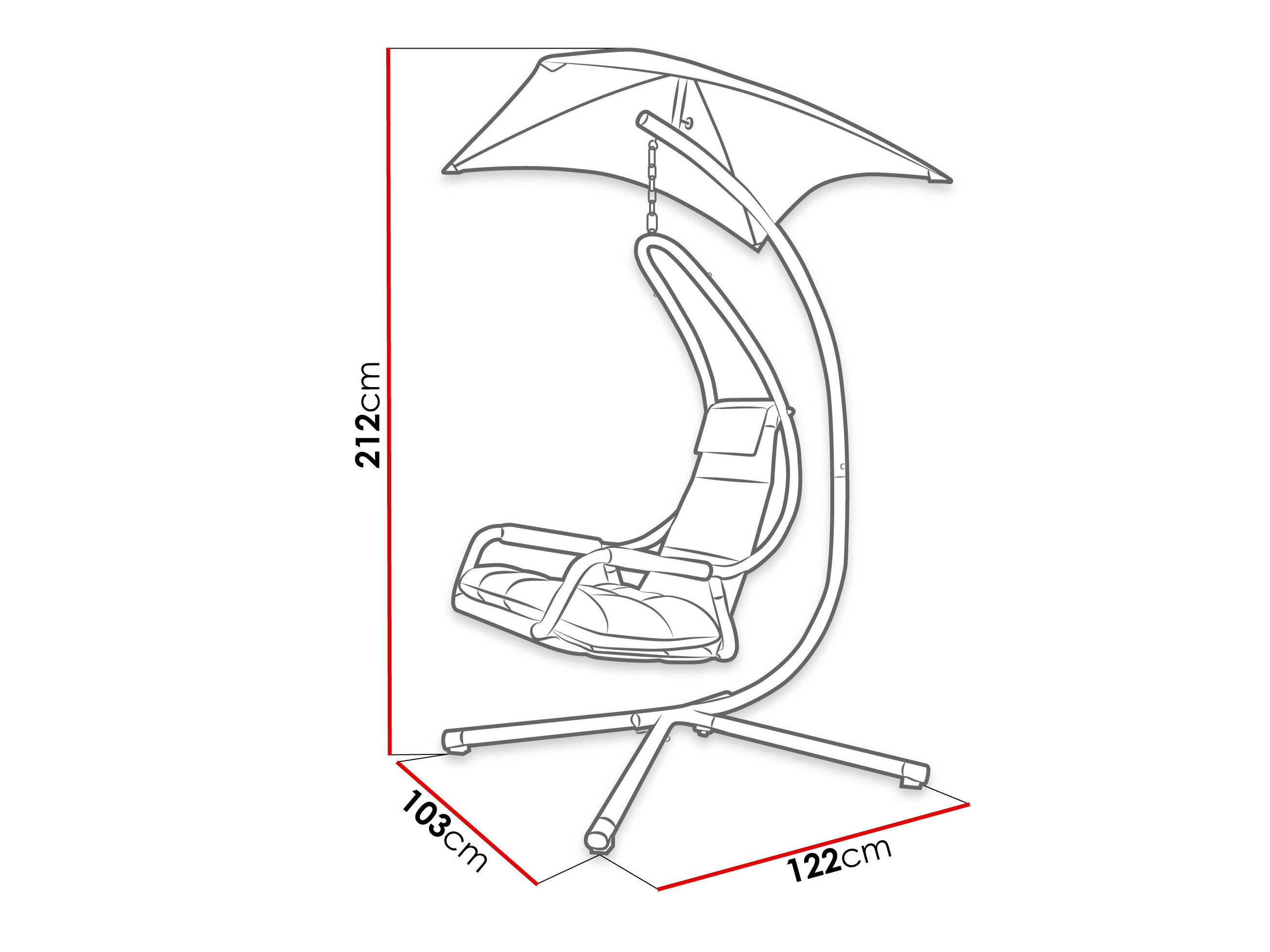 Hängesessel Comfivo Myrtus II