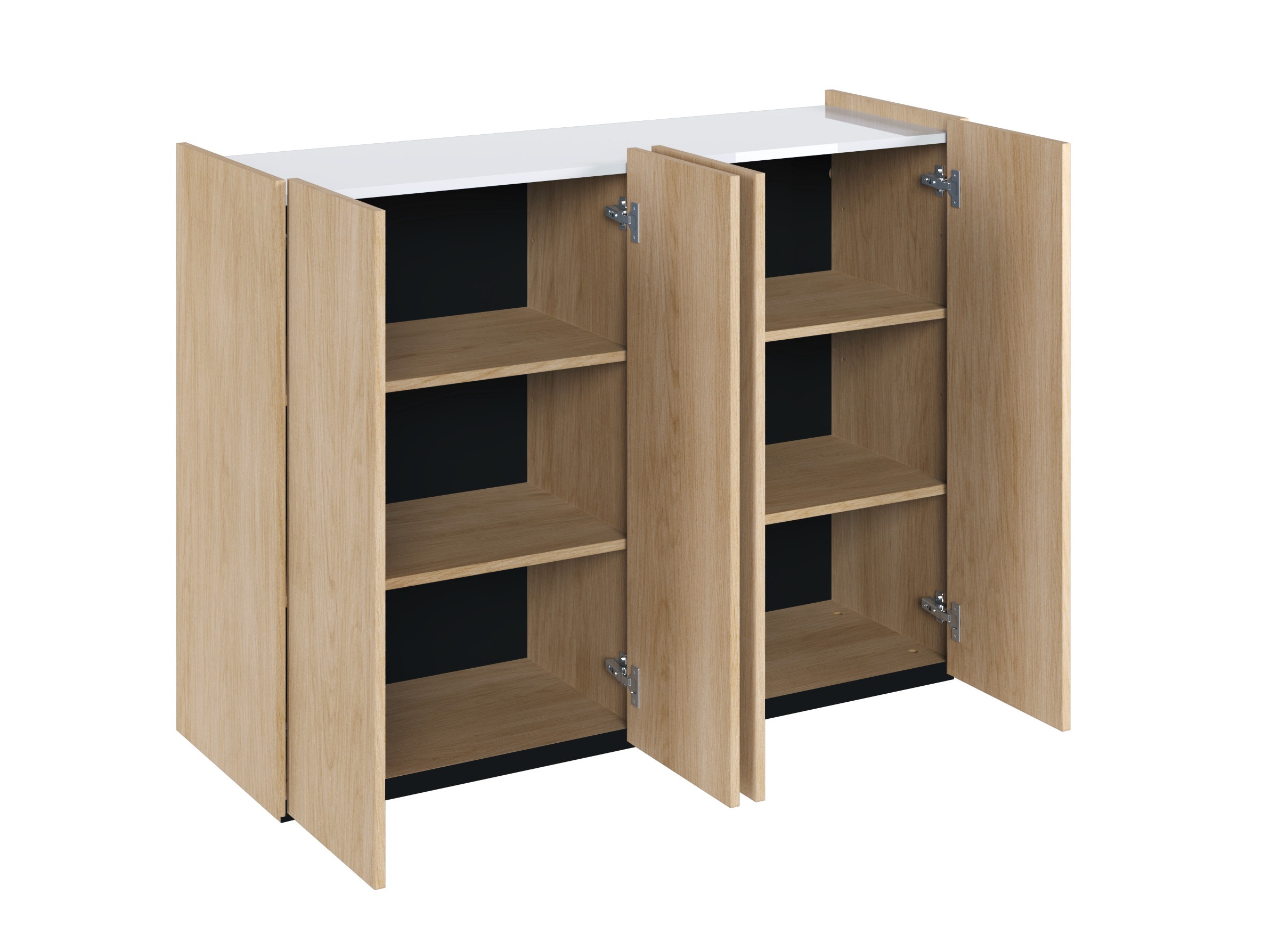 Sideboard Fresno 148 (Eichenholzoptik)