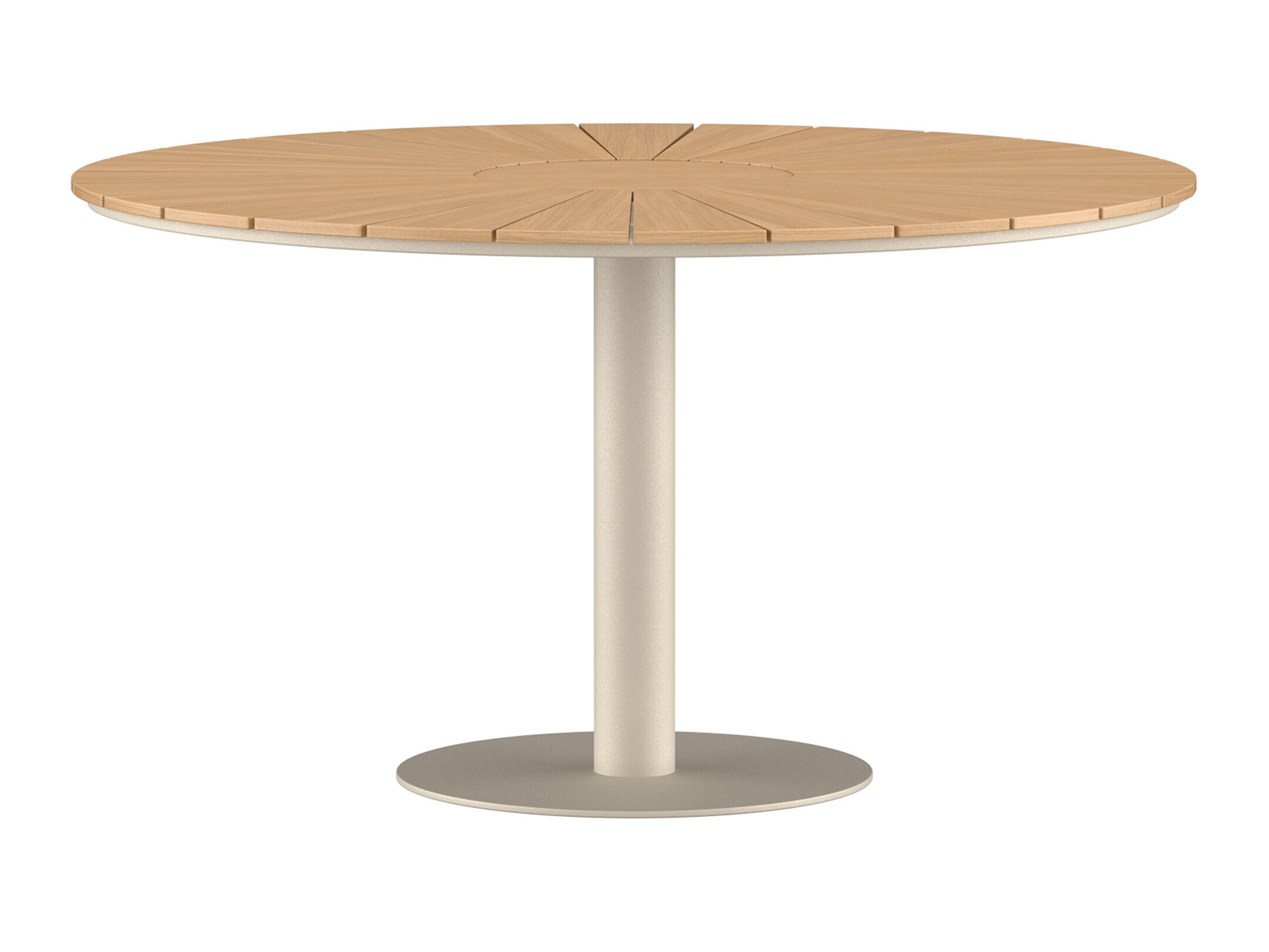 Gartentisch Dallas 5166 (Beige + Teakholz)