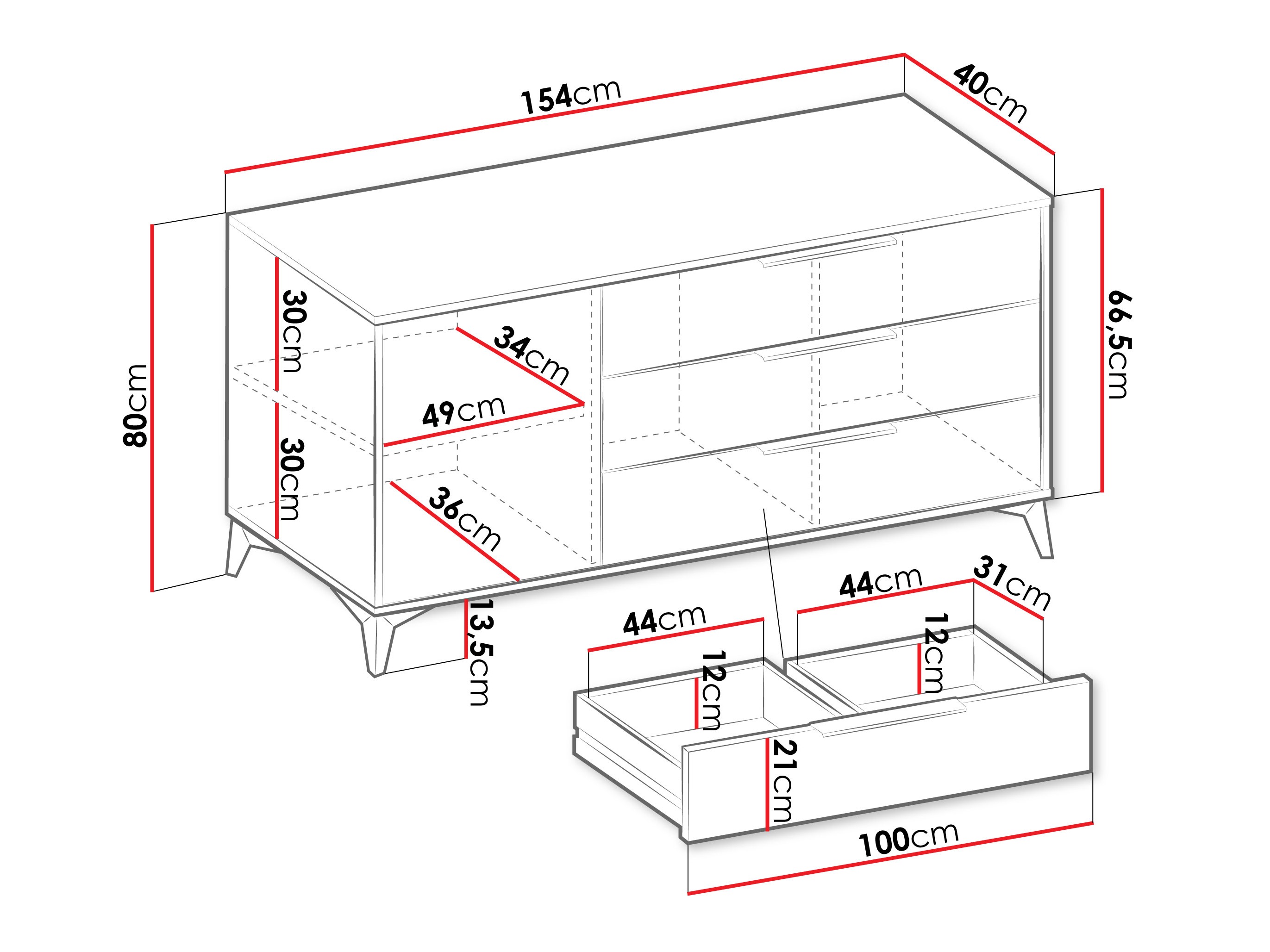 Kommoden Comfivo Enoteo 101