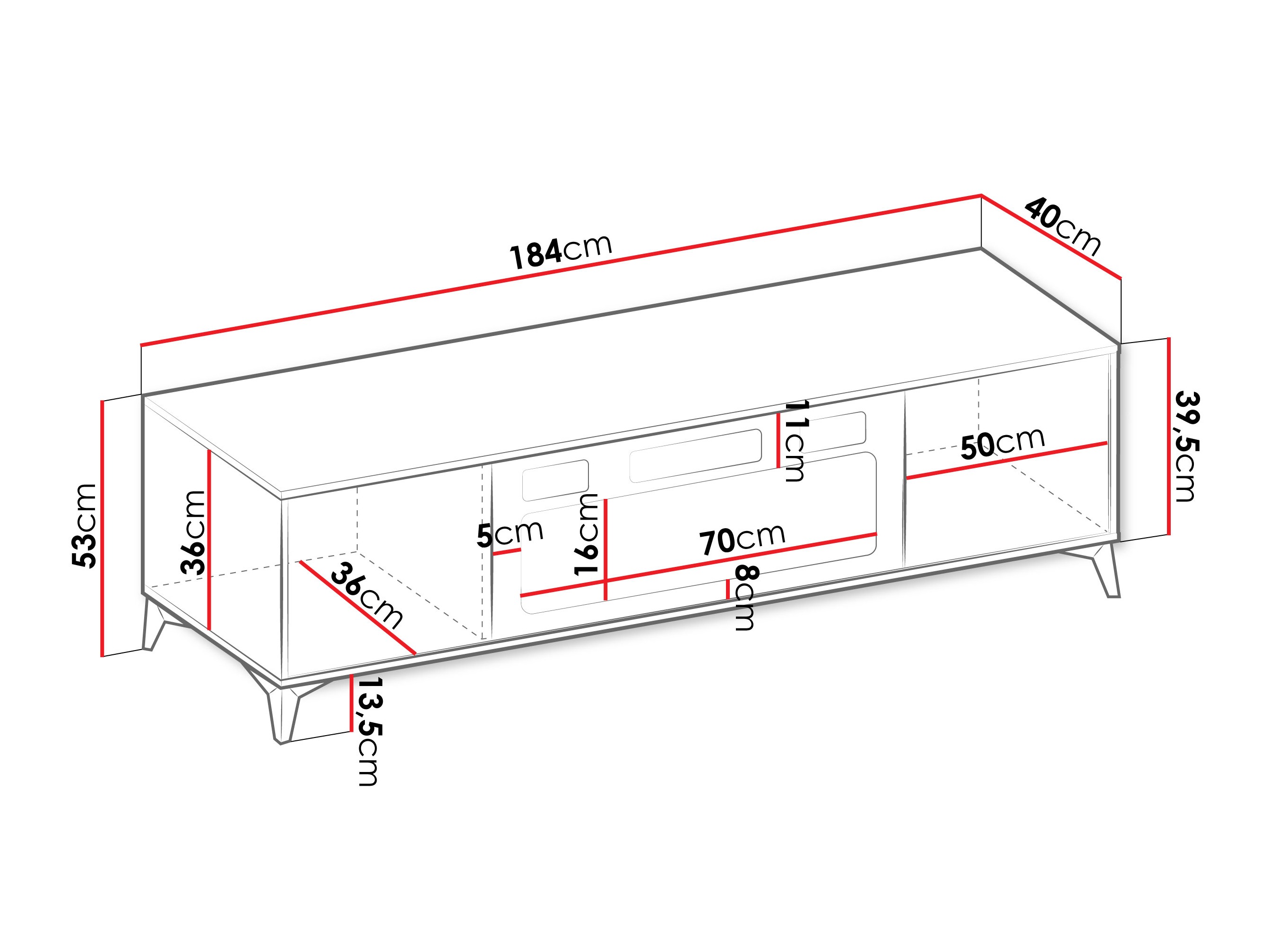 TV-Möbel Comfivo Citrus II