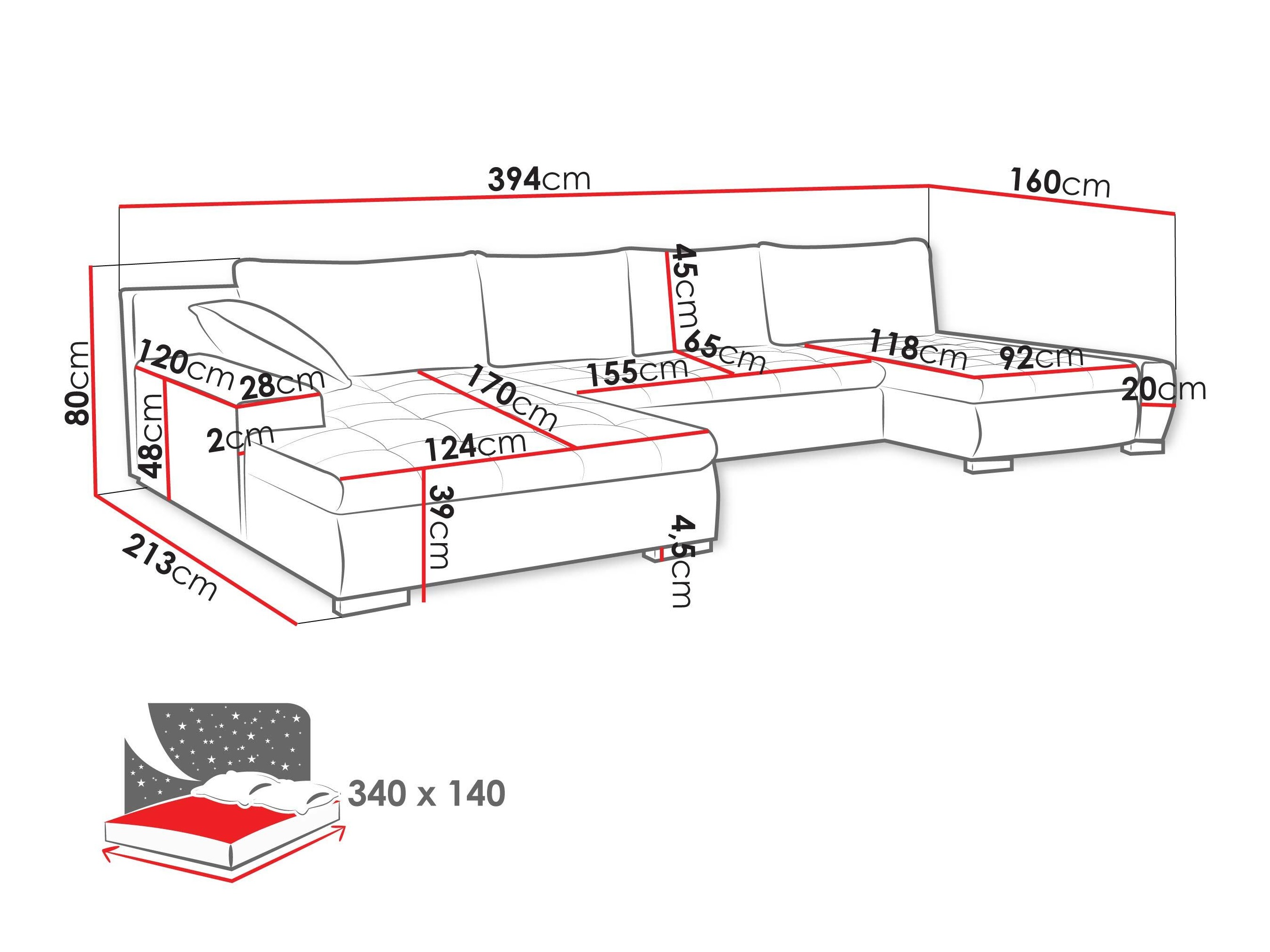 Ecksofa Comfivo Oliva (Clara 215.03)