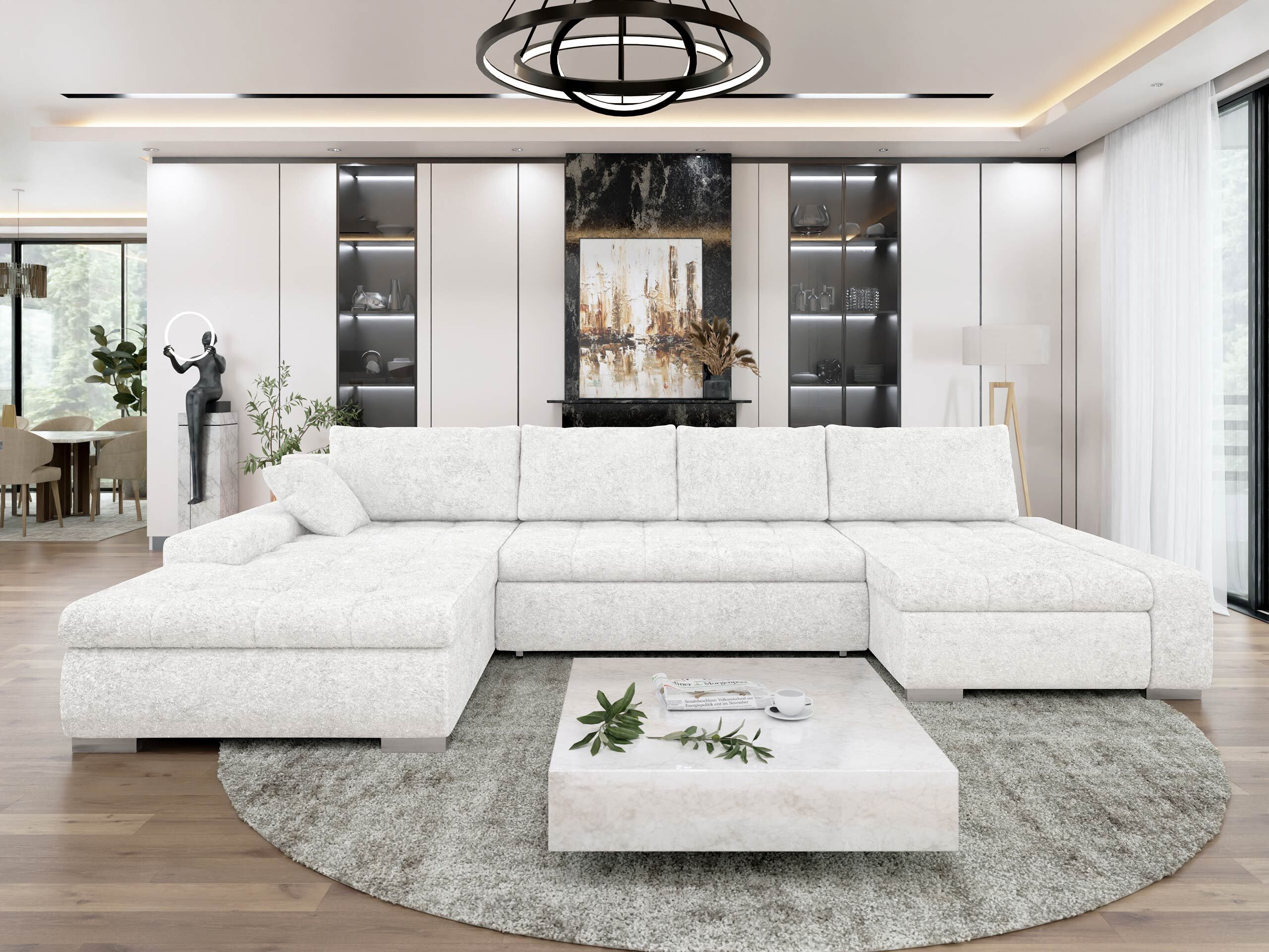 Ecksofa Comfivo Oliva (Fredo 25)