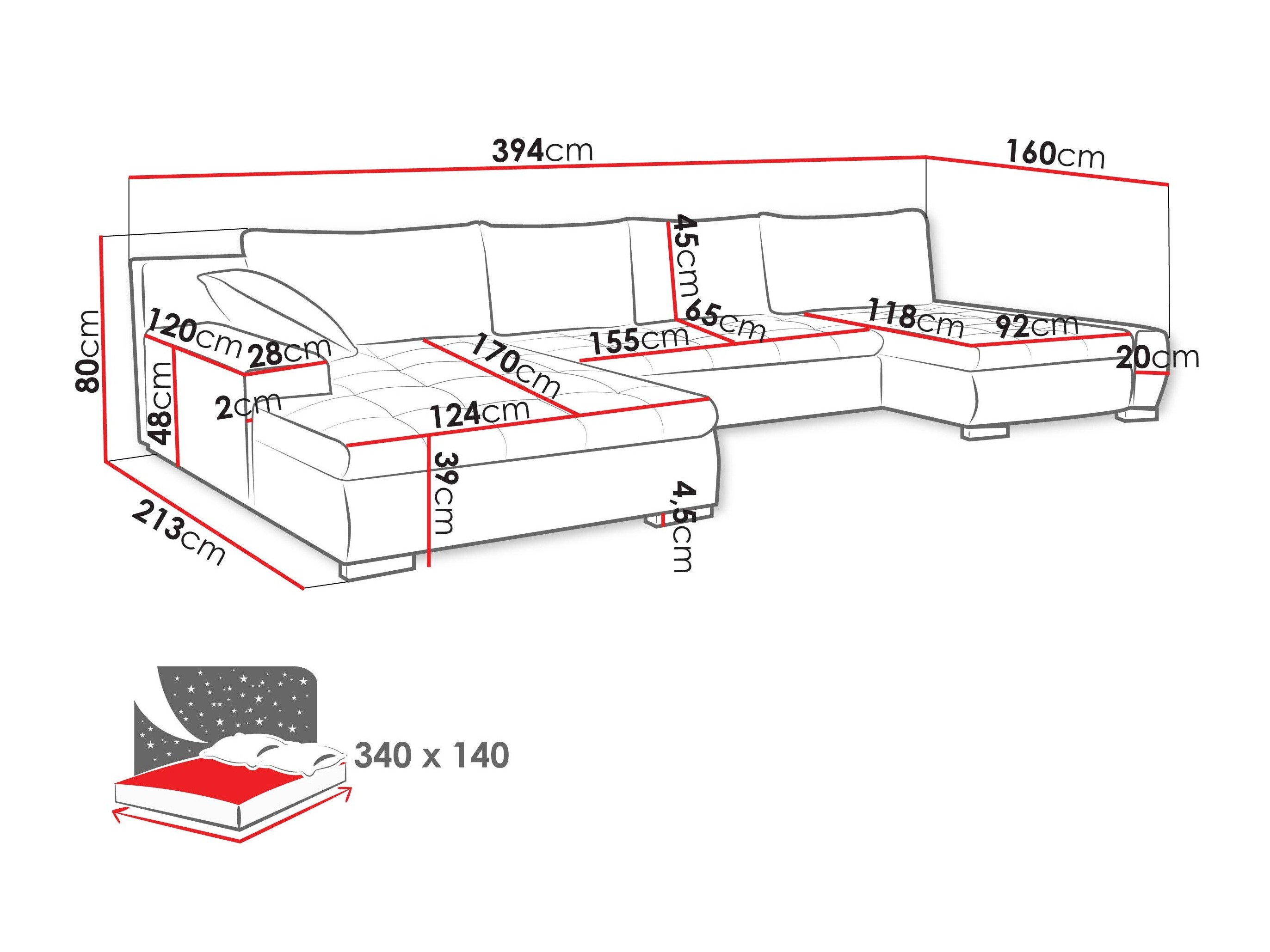 Ecksofa Comfivo Oliva (Lumo 30)