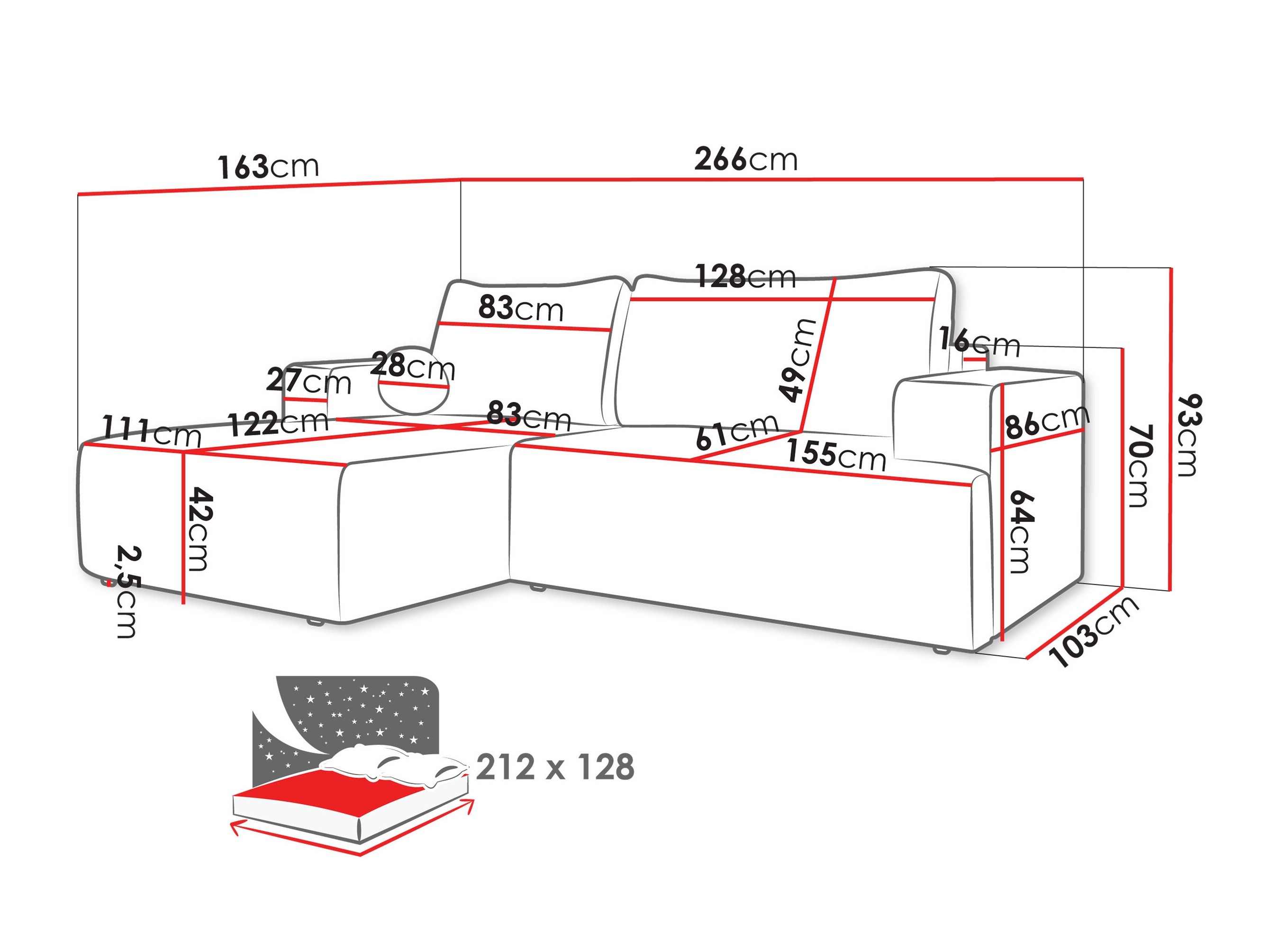 Ecksofa Comfivo Societas (Wave 15)
