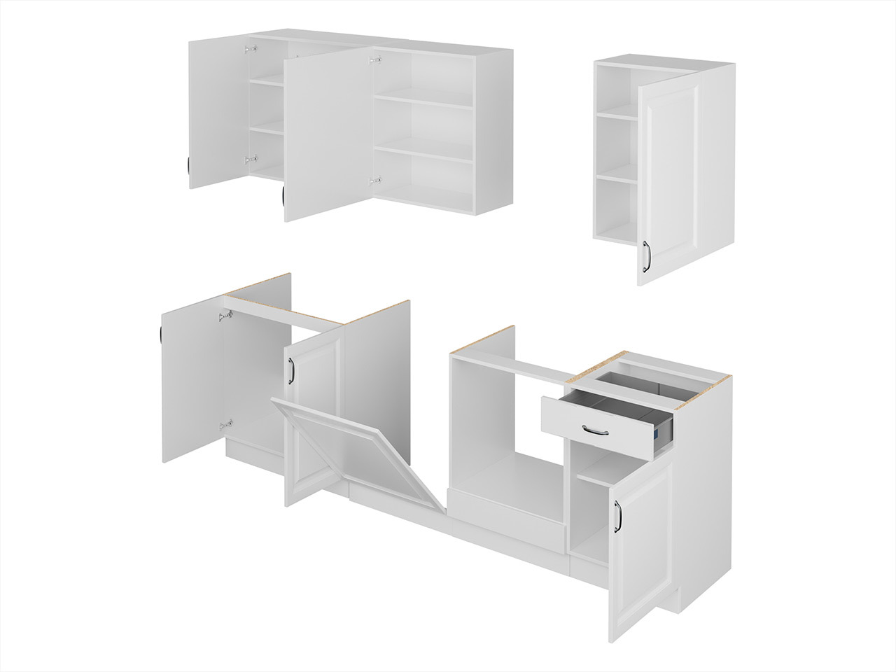 Modulares Küchenset Retro Grey 150