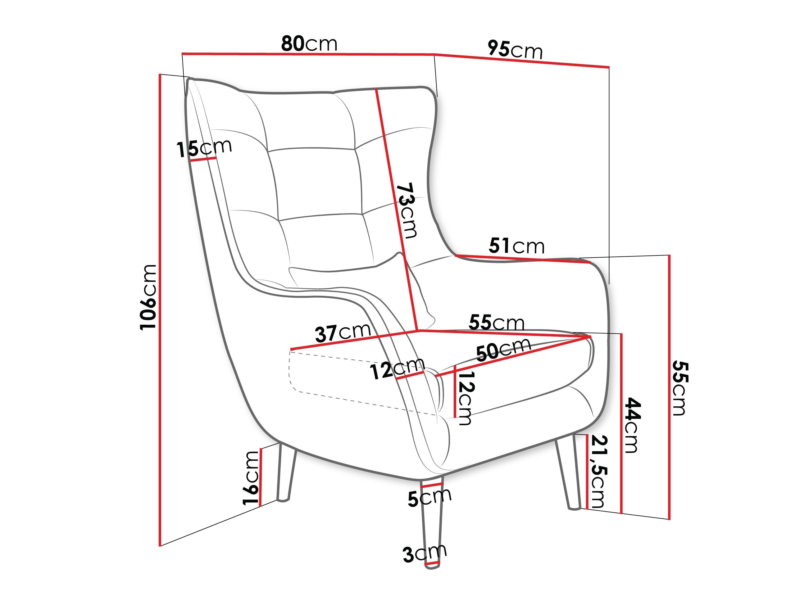 Sessel Comfivo Ulmus VI (Lambi 03)