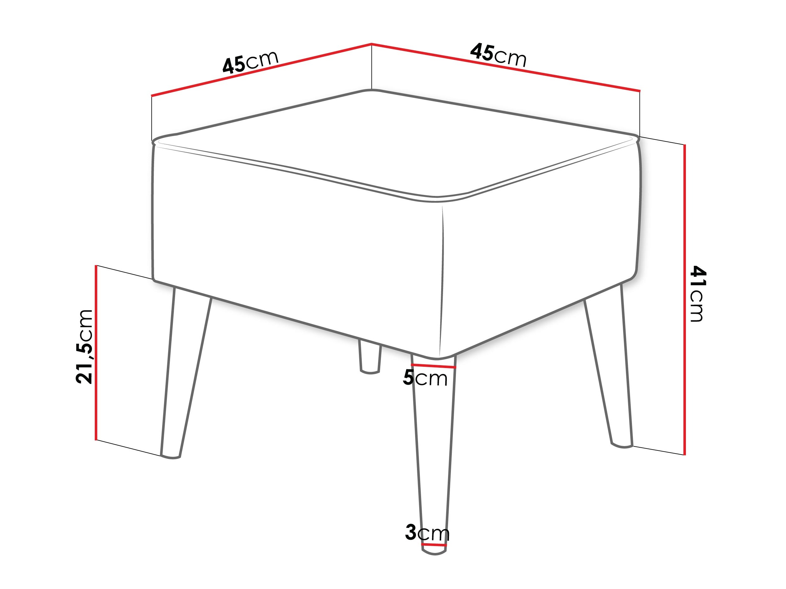 Hocker Comfivo Ulmus V (Lambi 04)