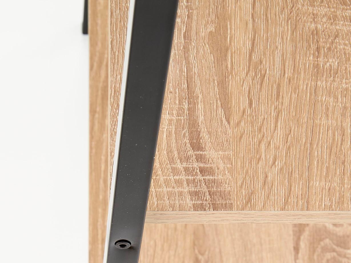 Regal Houston 1891 (Sonoma Eichenholzoptik + Schwarz)