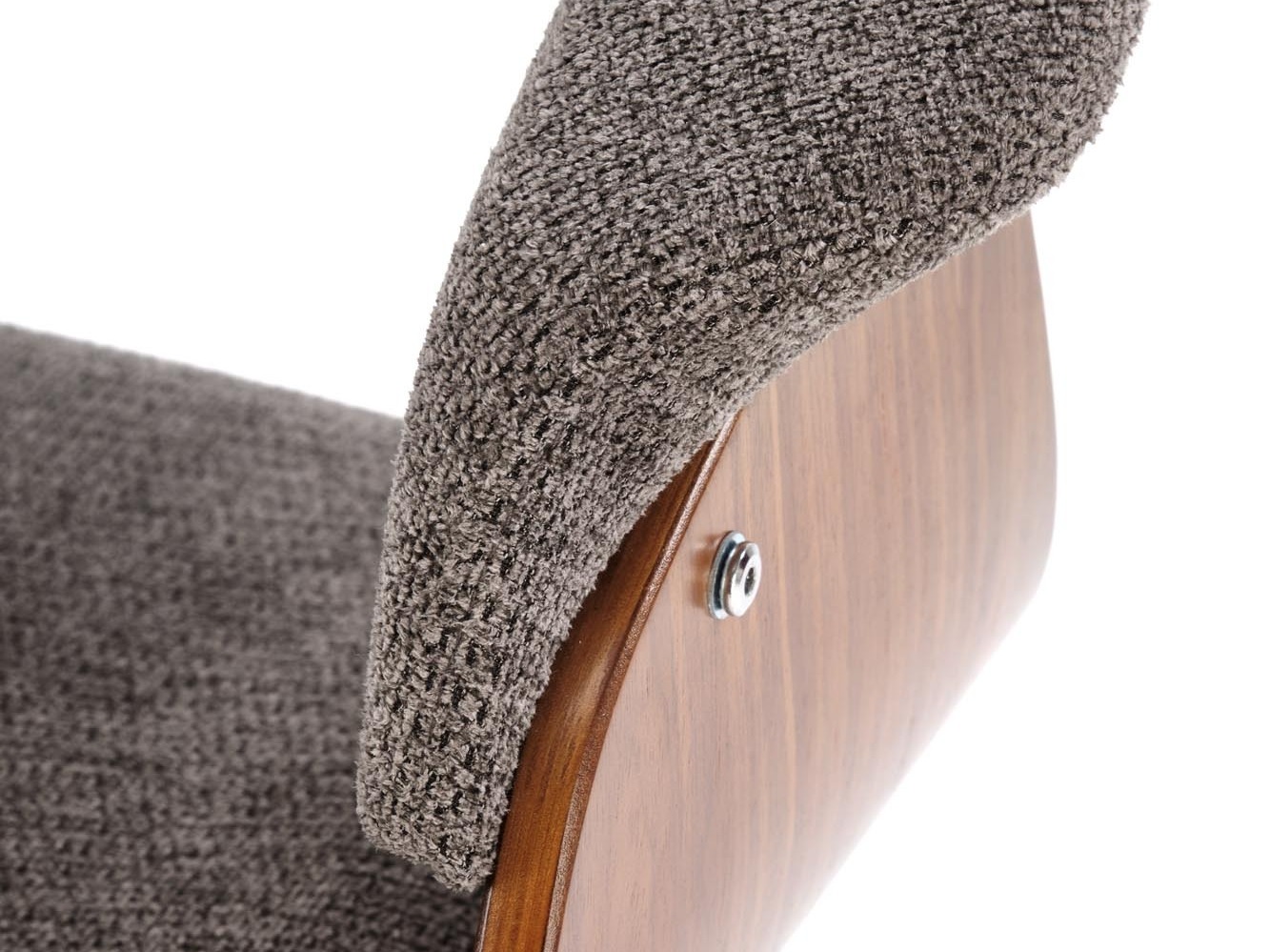 Stuhl Houston 1597 (Grau + Walnussholzoptik)