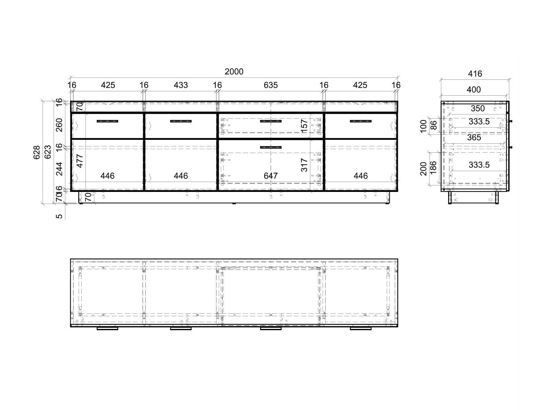 TV-Möbel Balelbu 101