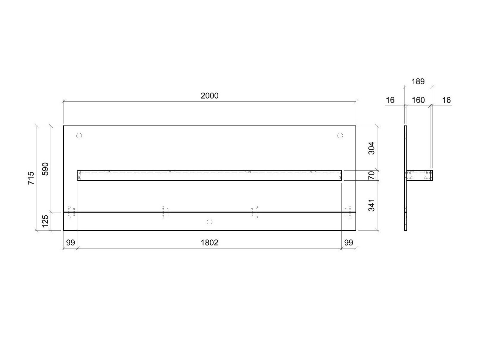 Wandregal Balelbu 109
