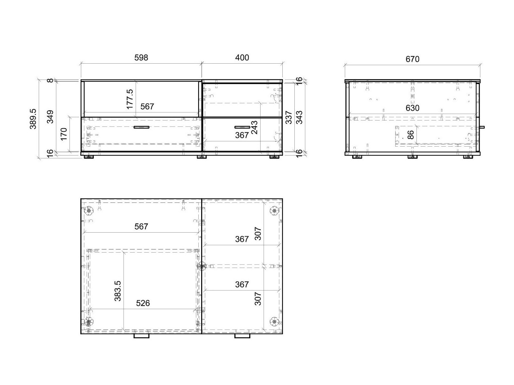 Wohnzimmer-Sets Alnue 107