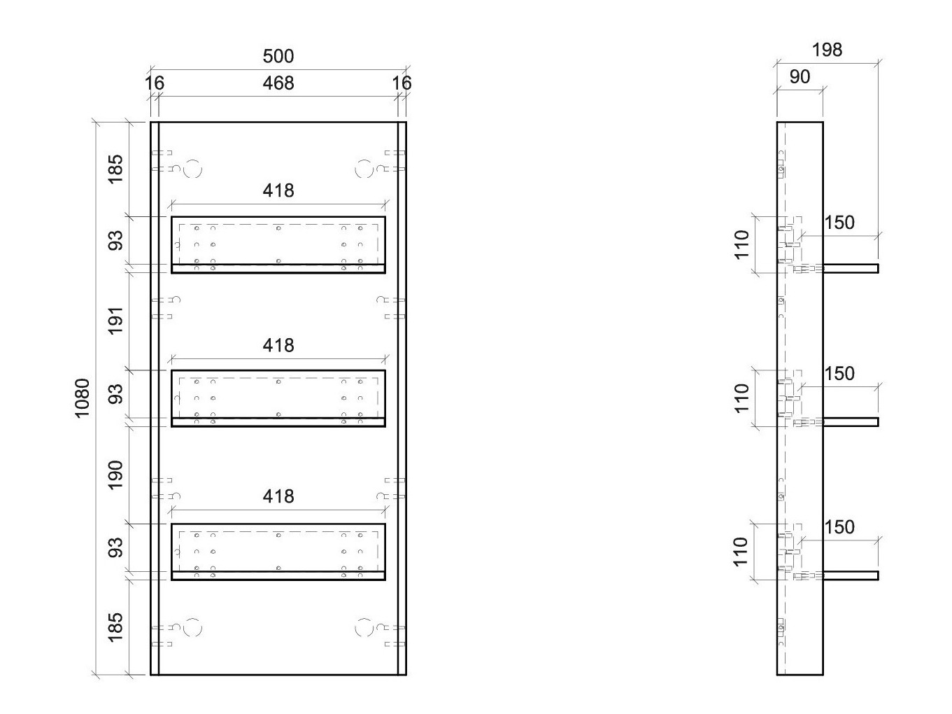 Wandregal Salsalo 107