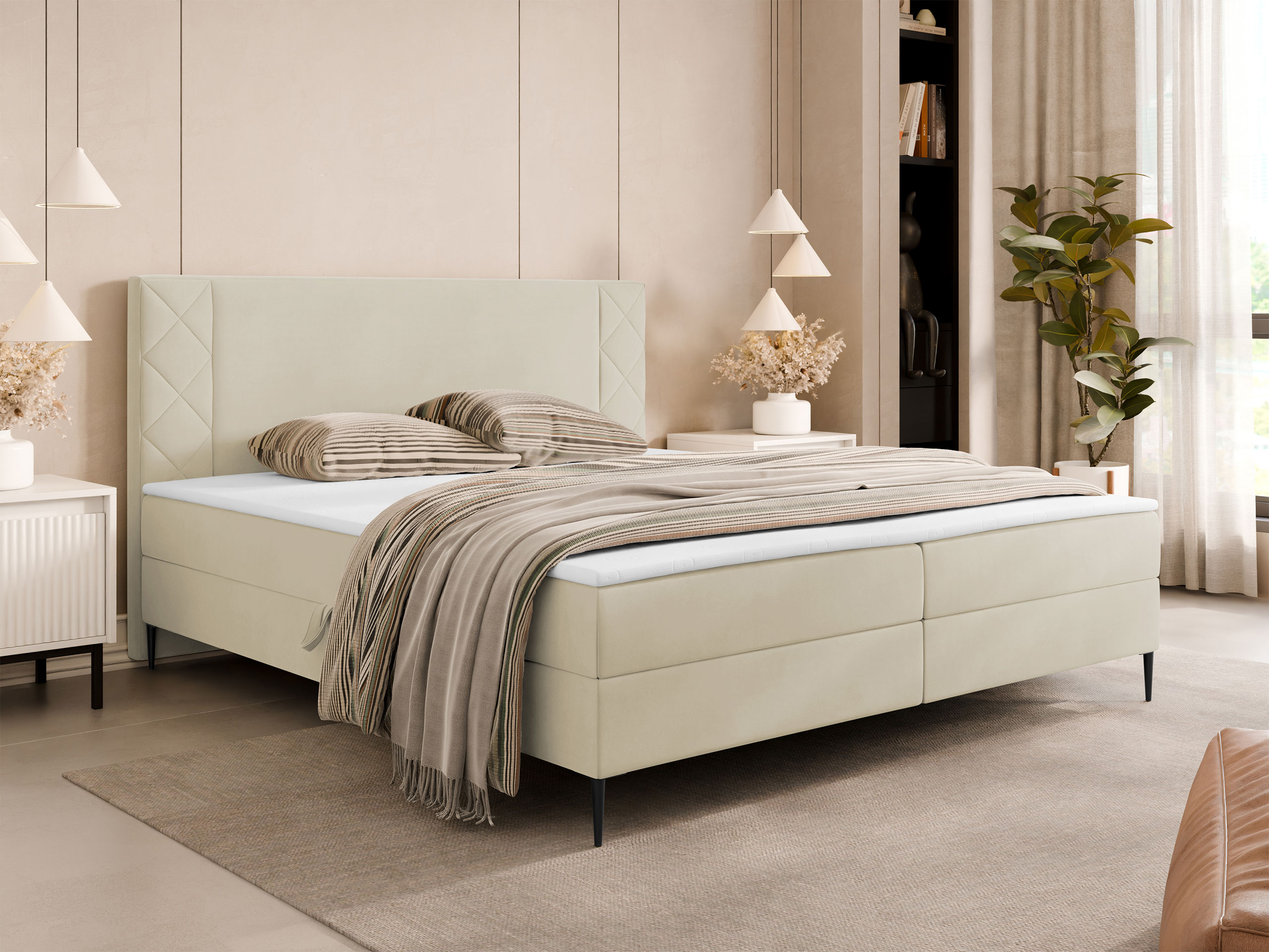Boxspringbett Providence 200 (Polo 872)