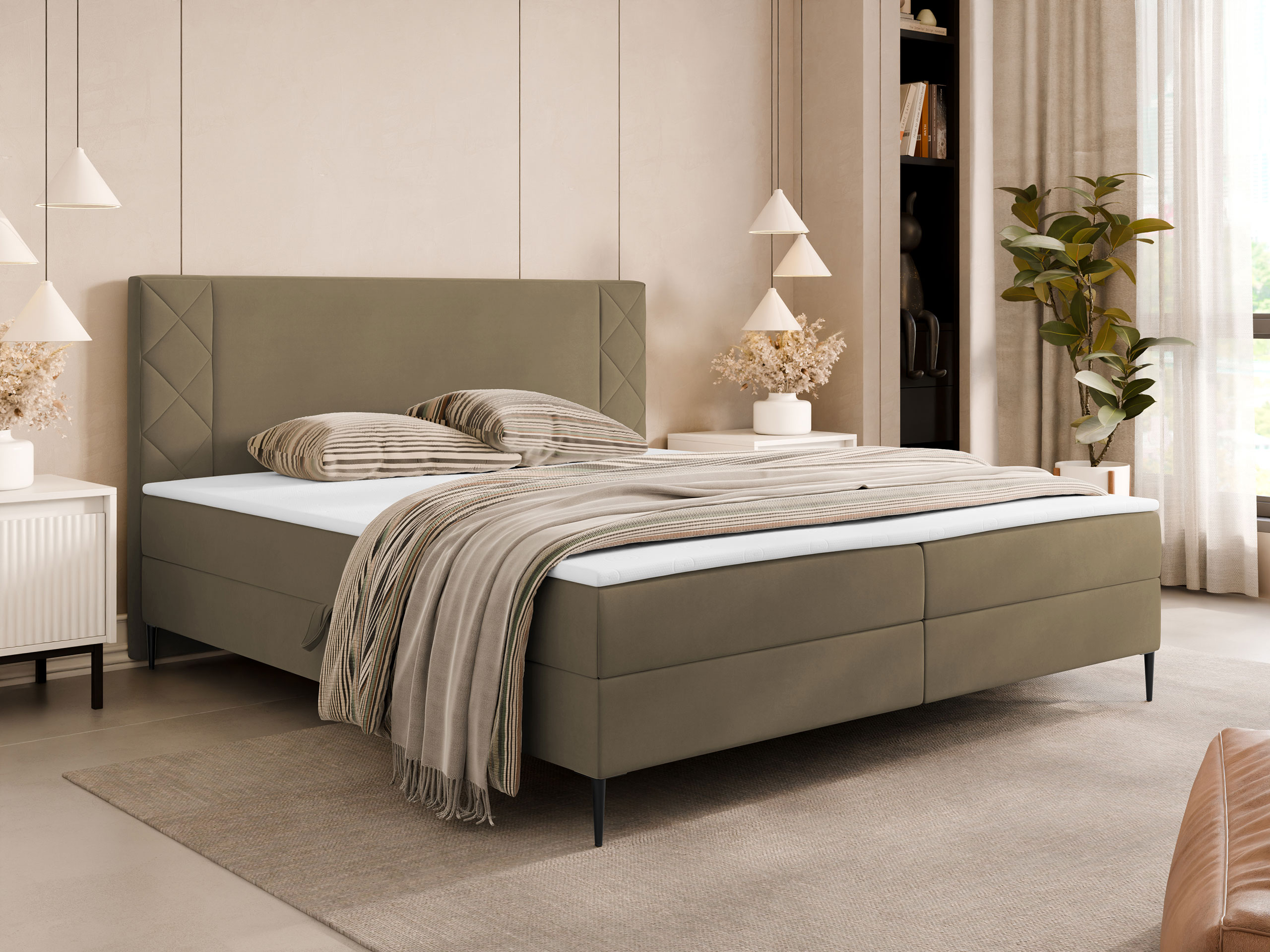 Boxspringbett Providence 200 (Polo 875)