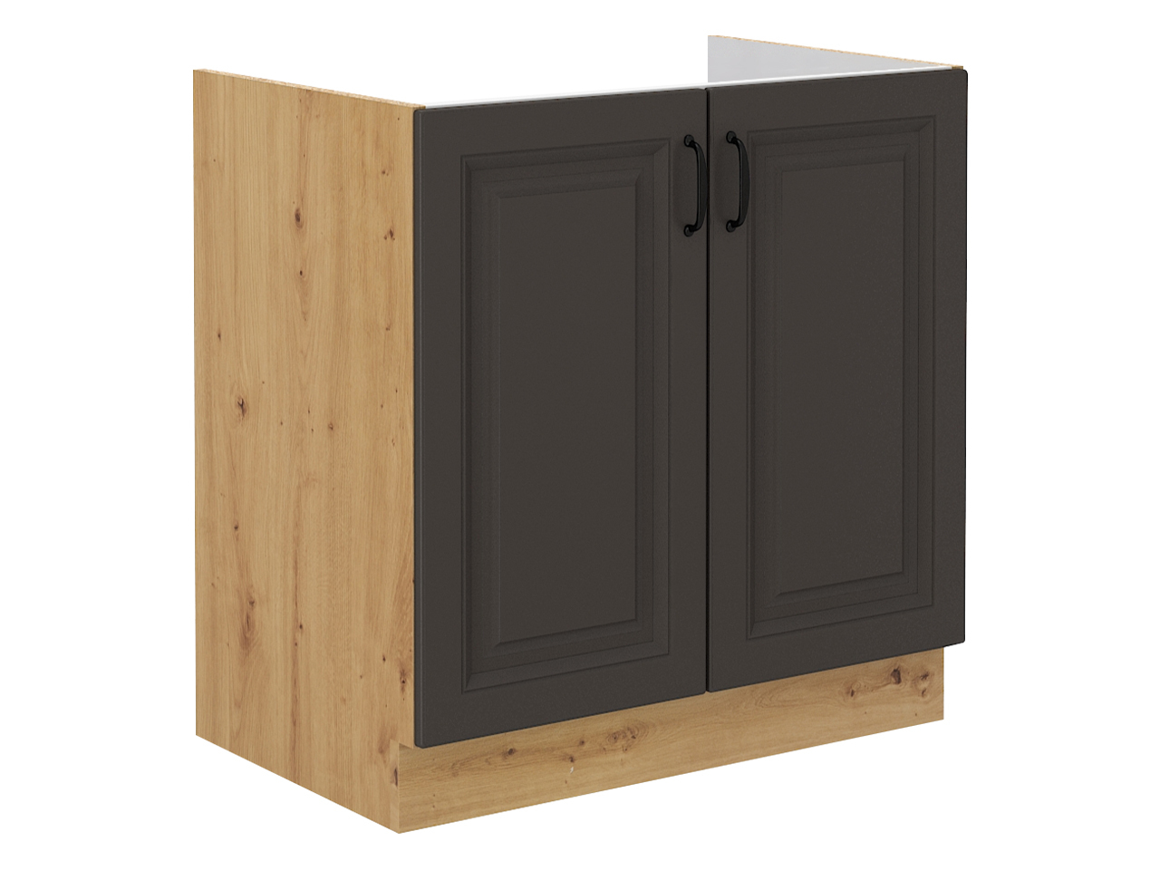 Modularer Waschbeckenschrank mit Türen Retro Grey 121