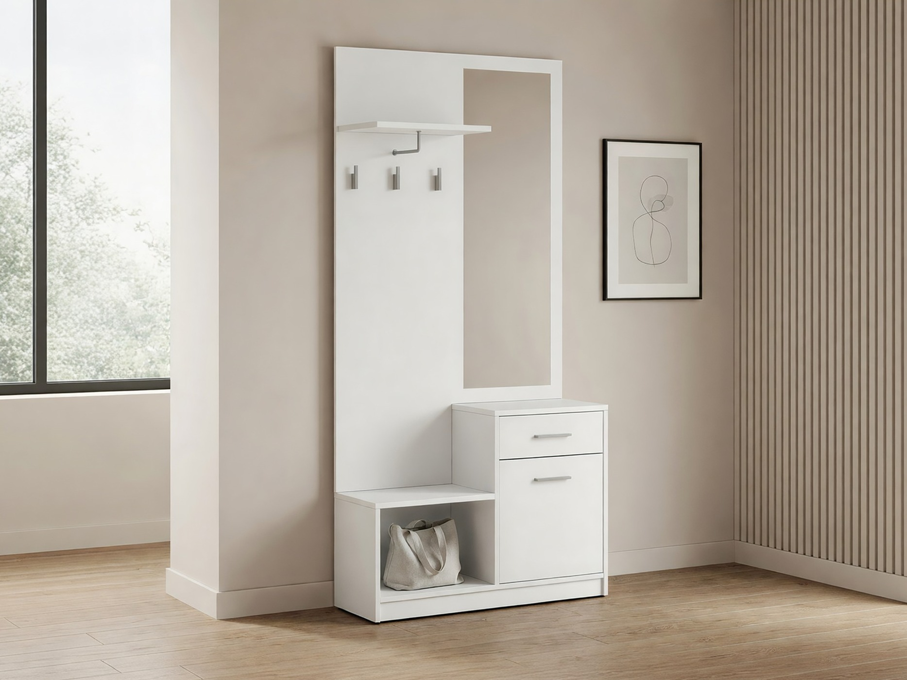 Flurgarnitur Novsore 121 (Weiß)