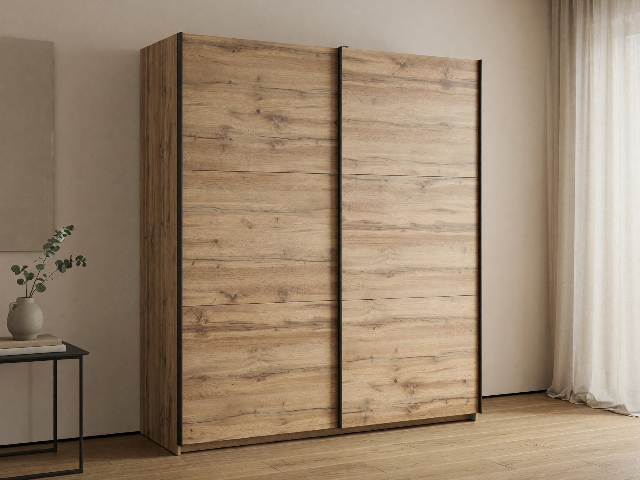 Kleiderschrank Livevaro 109 (Wotan Eiche)