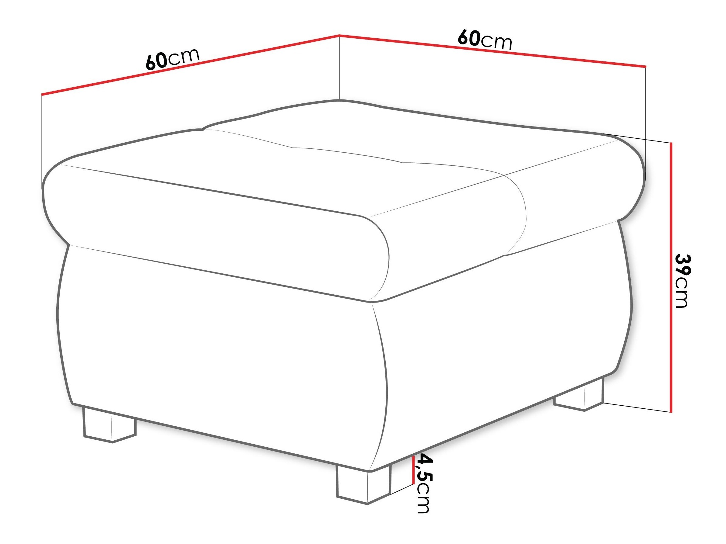 Hocker Comfivo Nitor (Venus Velvet 2911)
