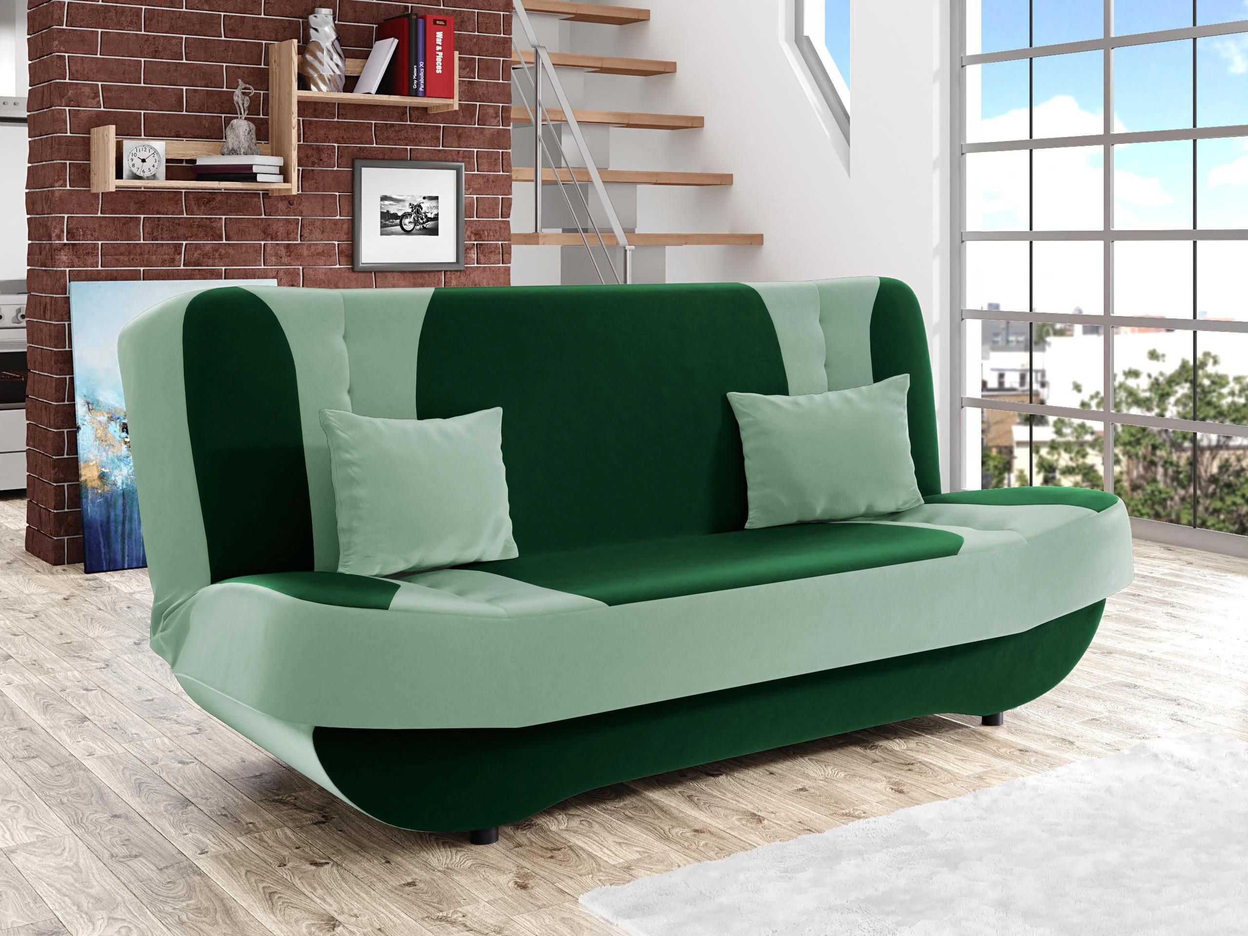 Schlafsofa Comfivo Cervus (Magic Velvet 2225 + Magic Velvet 2227)