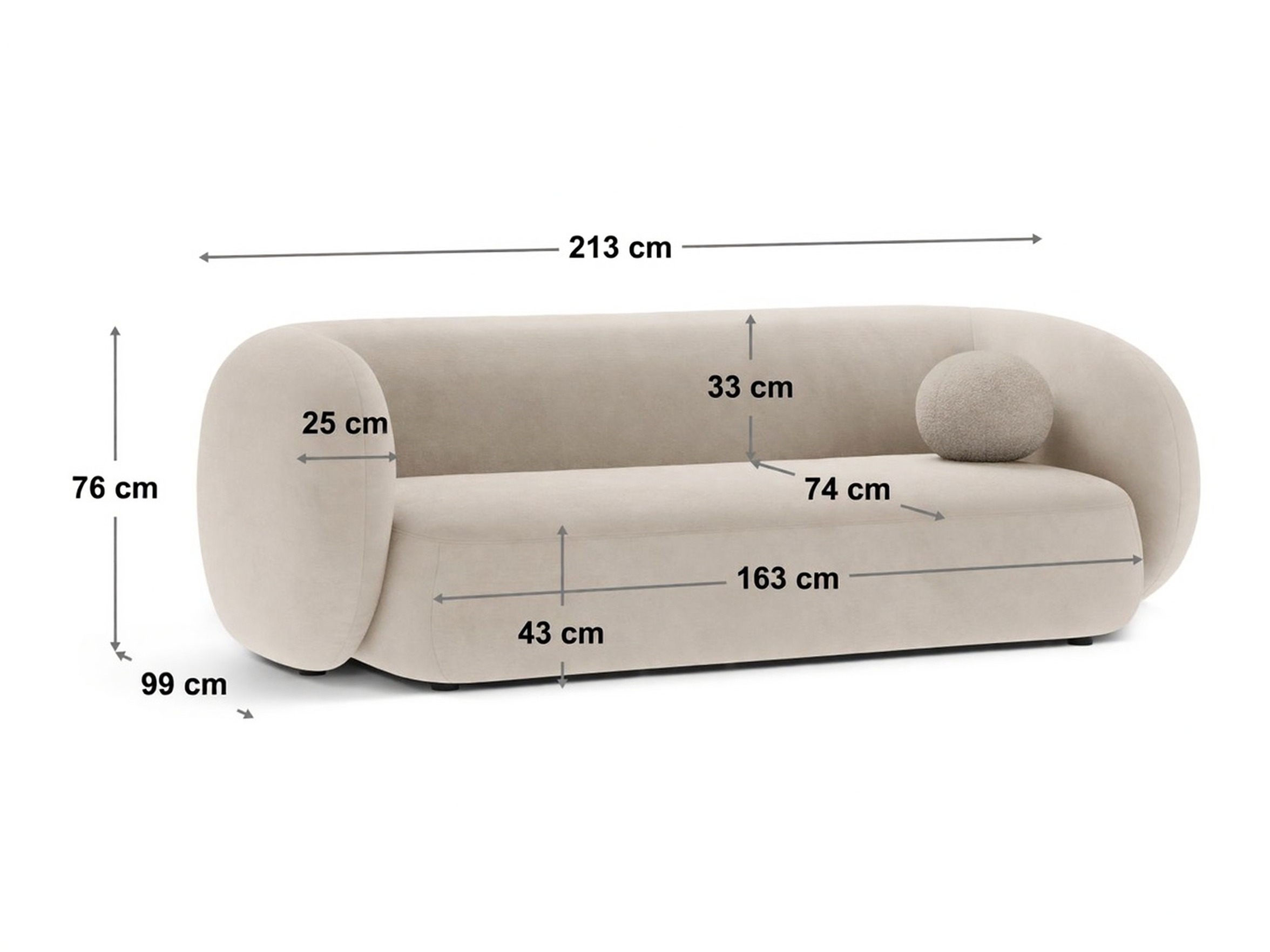 Sofa Nolala 101 (Salvador 16)