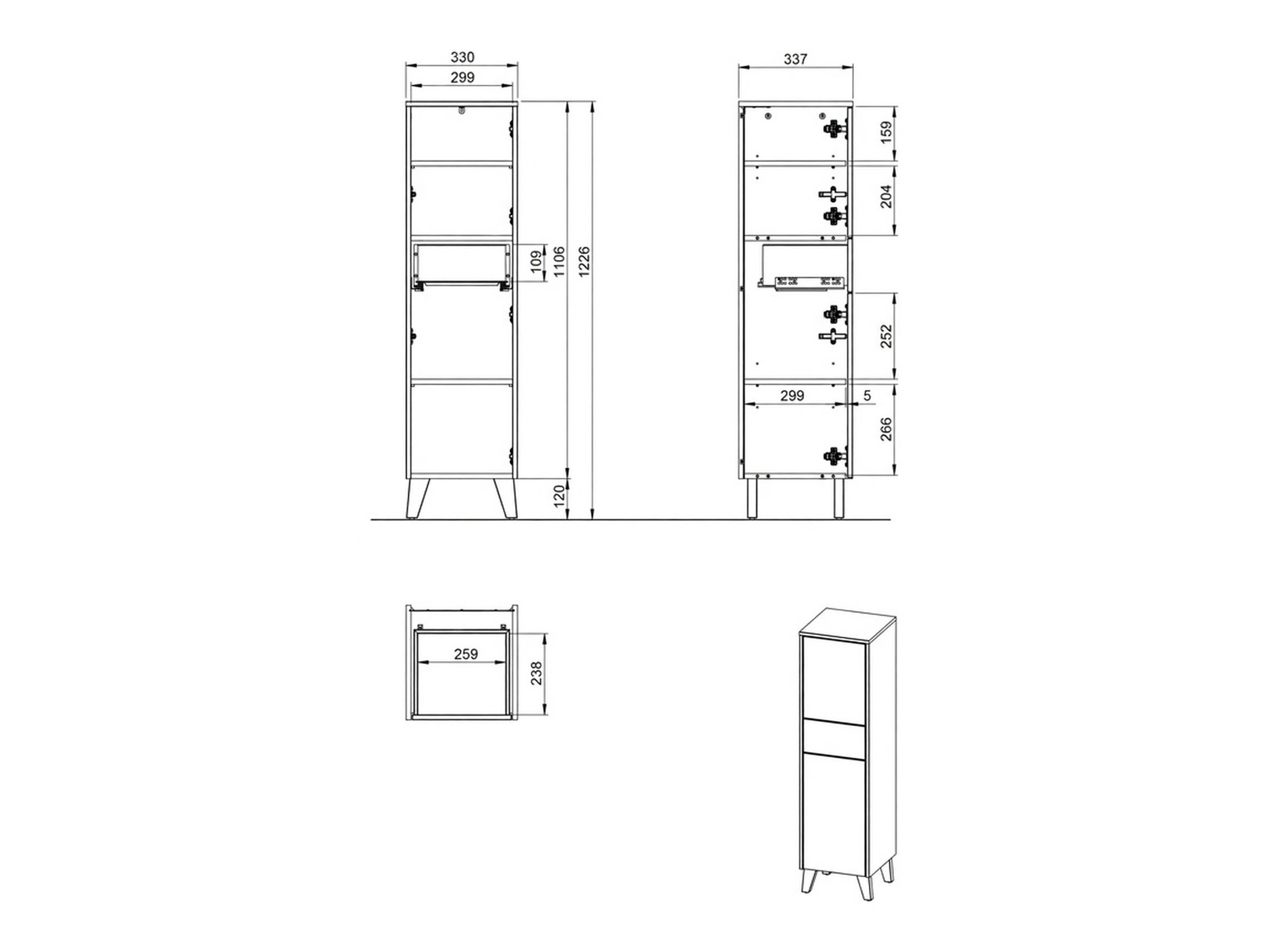 Badezimmer-Set Voseri 109