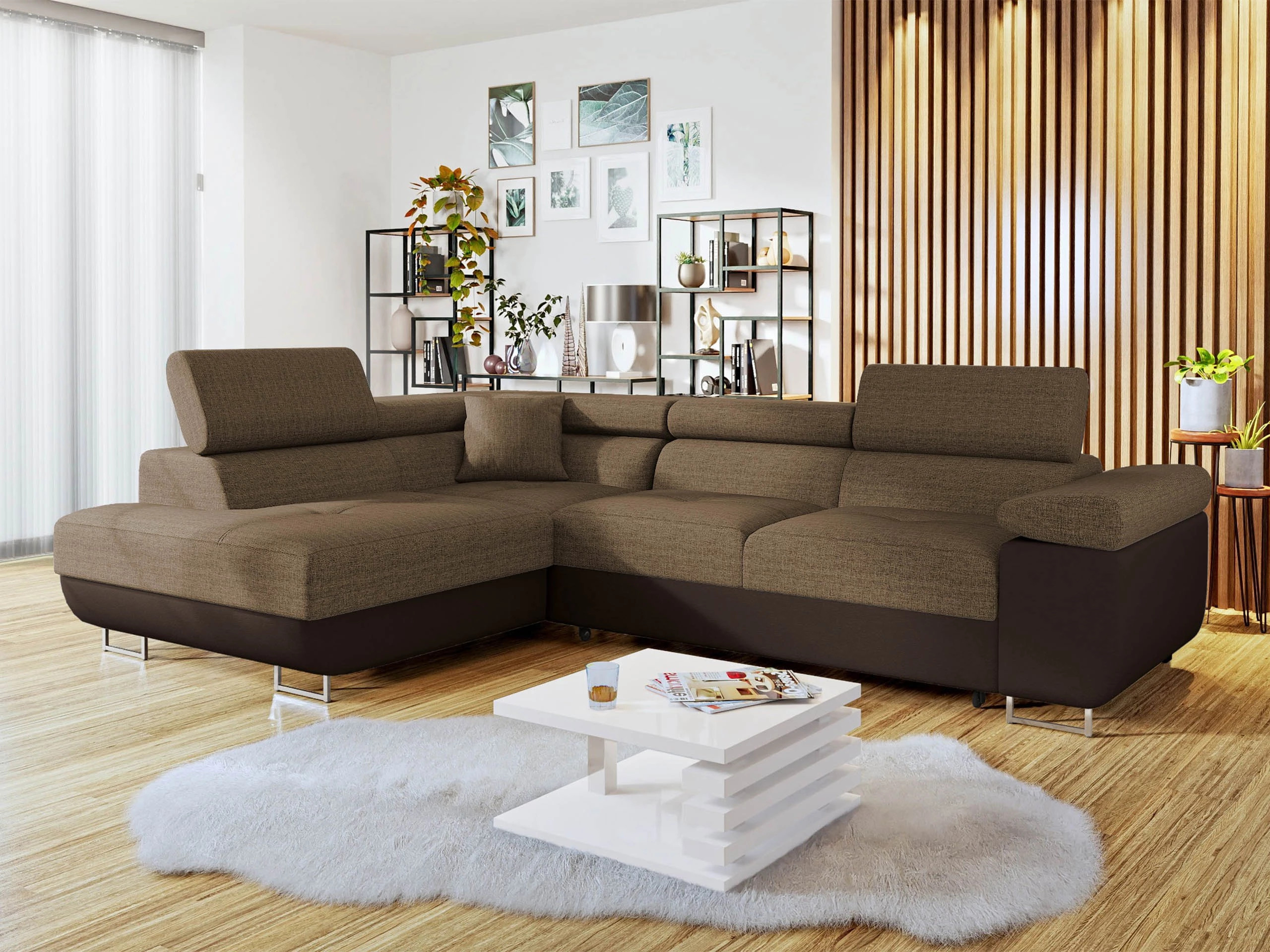 Ecksofa Comfivo Vinetum (Soft 066 + Lux 03)