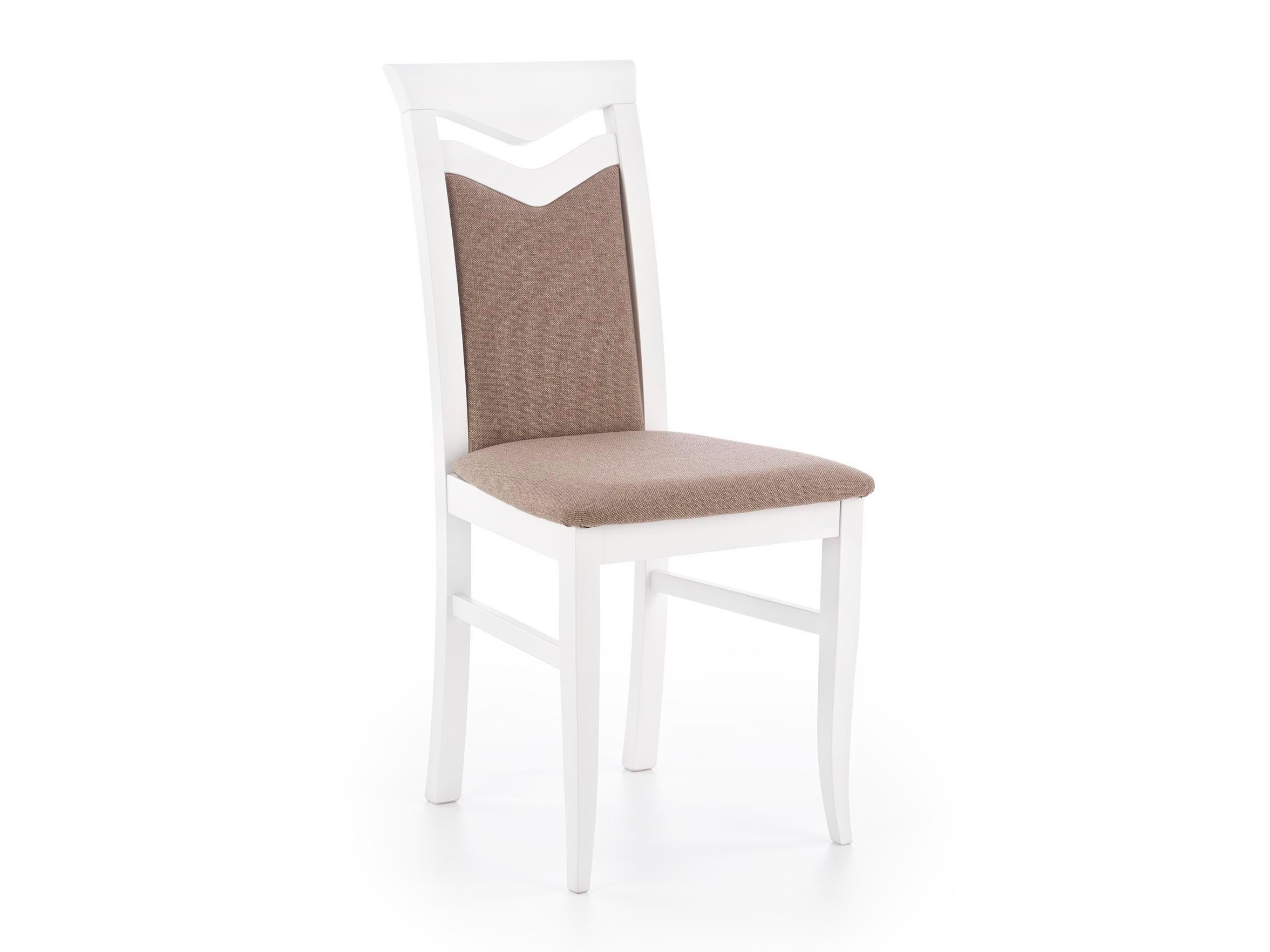 Stuhl Houston 578 (Weiß + Hellbraun)