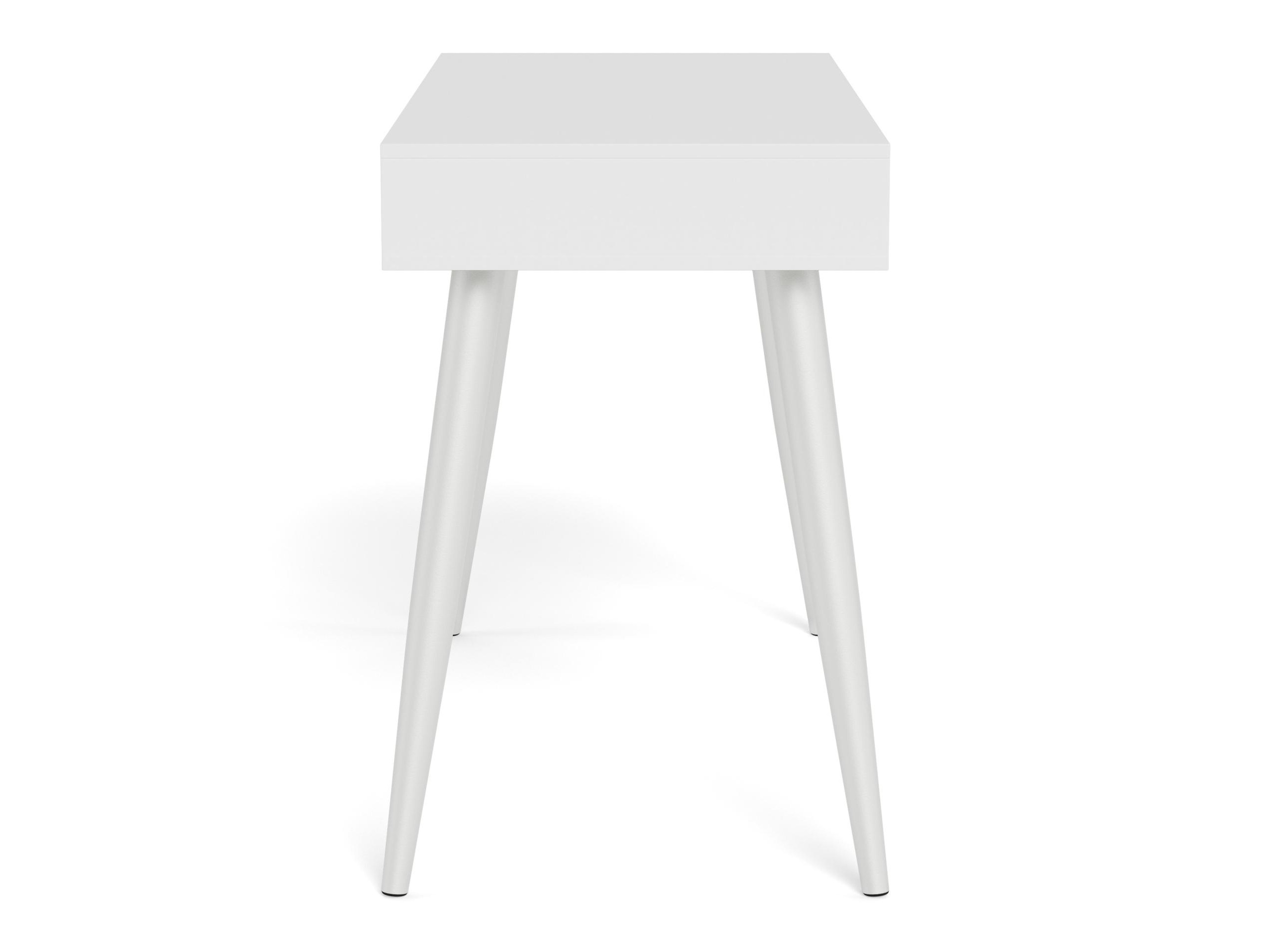 Bürotisch Norsica 113 (Weiß + Eichenholzoptik)