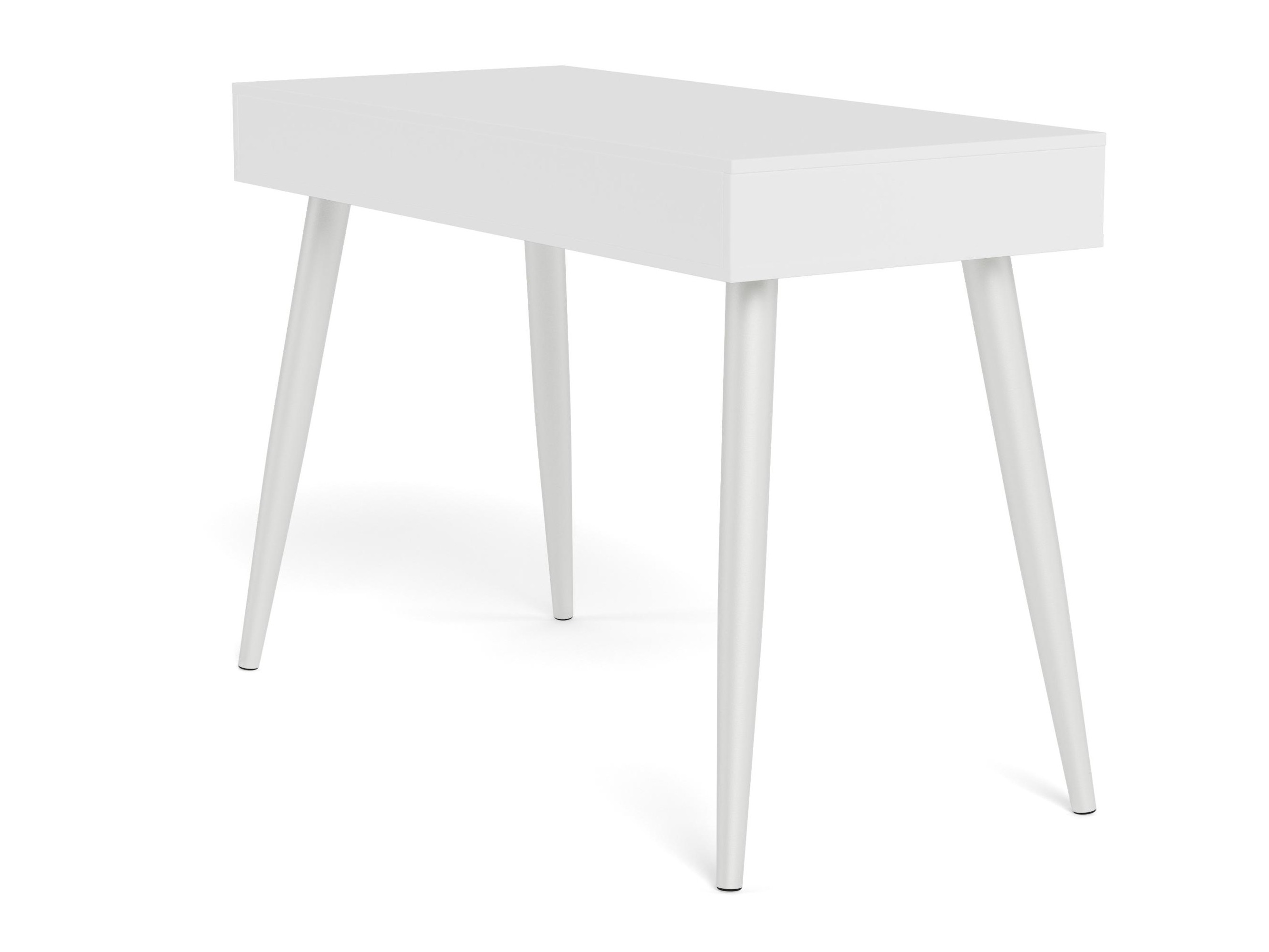 Bürotisch Norsica 113 (Weiß + Eichenholzoptik)