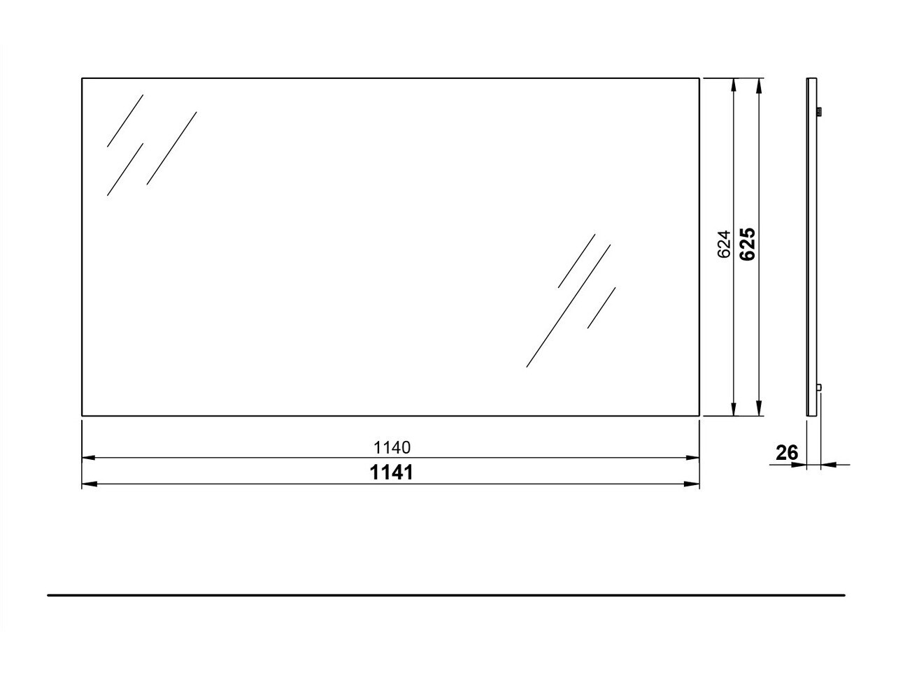 Flurgarnitur Levfena 103 (Kaschmir + Navarra eichenholzoptik + Weiß)