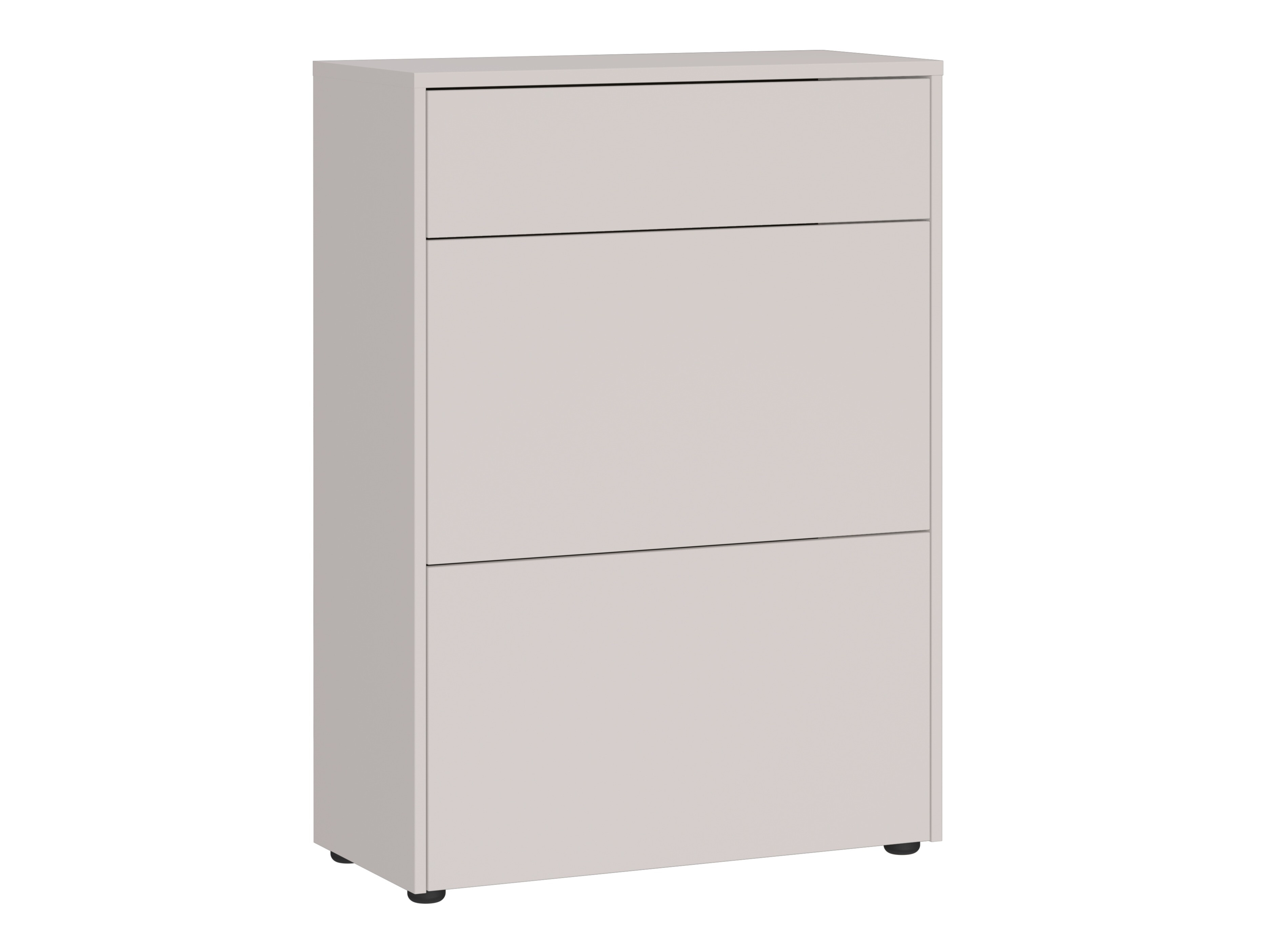 Schuhschrank Levfena 102 (Kaschmir + Navarra eichenholzoptik)