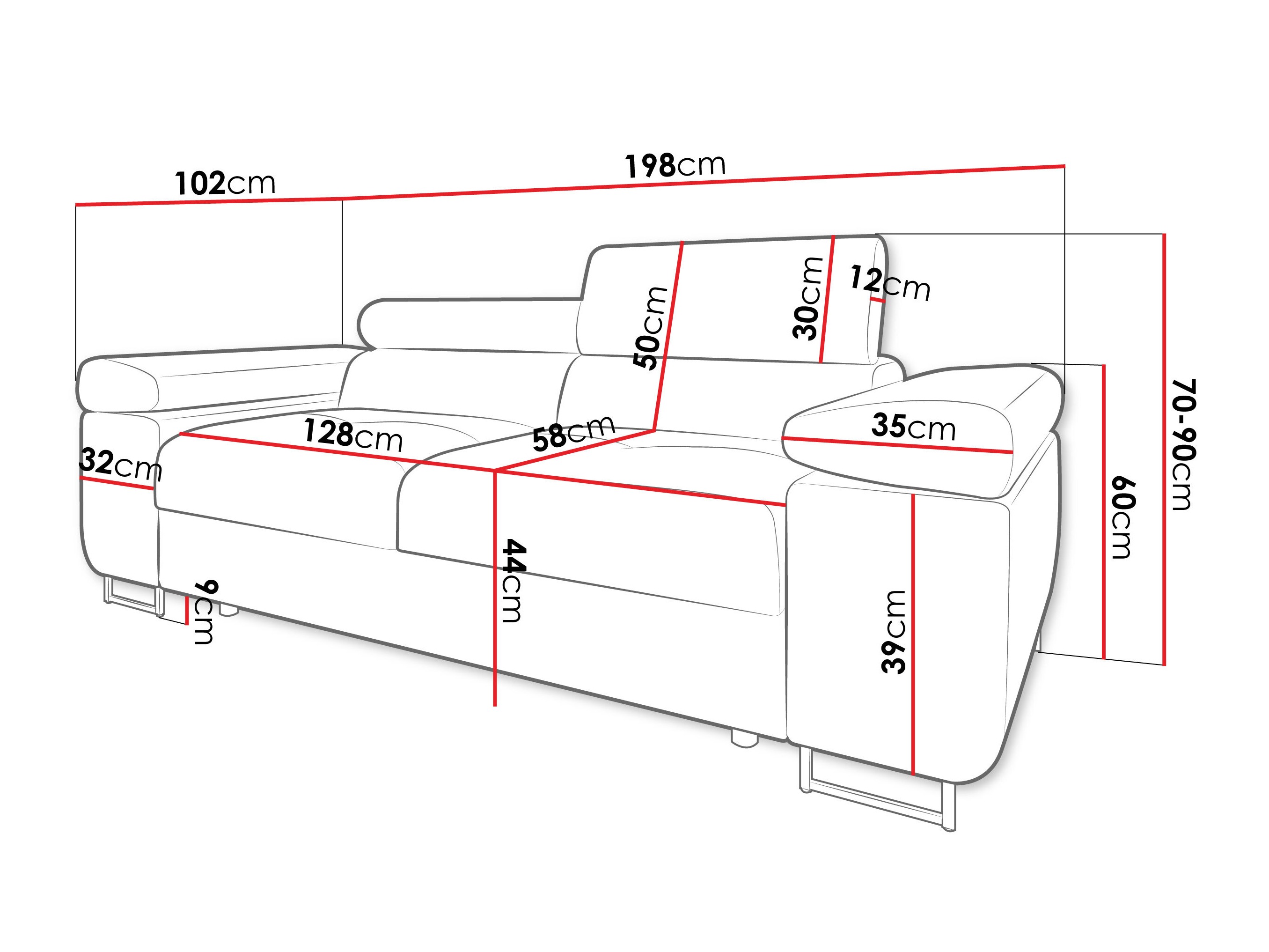 Sofa Comfivo Vinetum II (Margo 227.09)