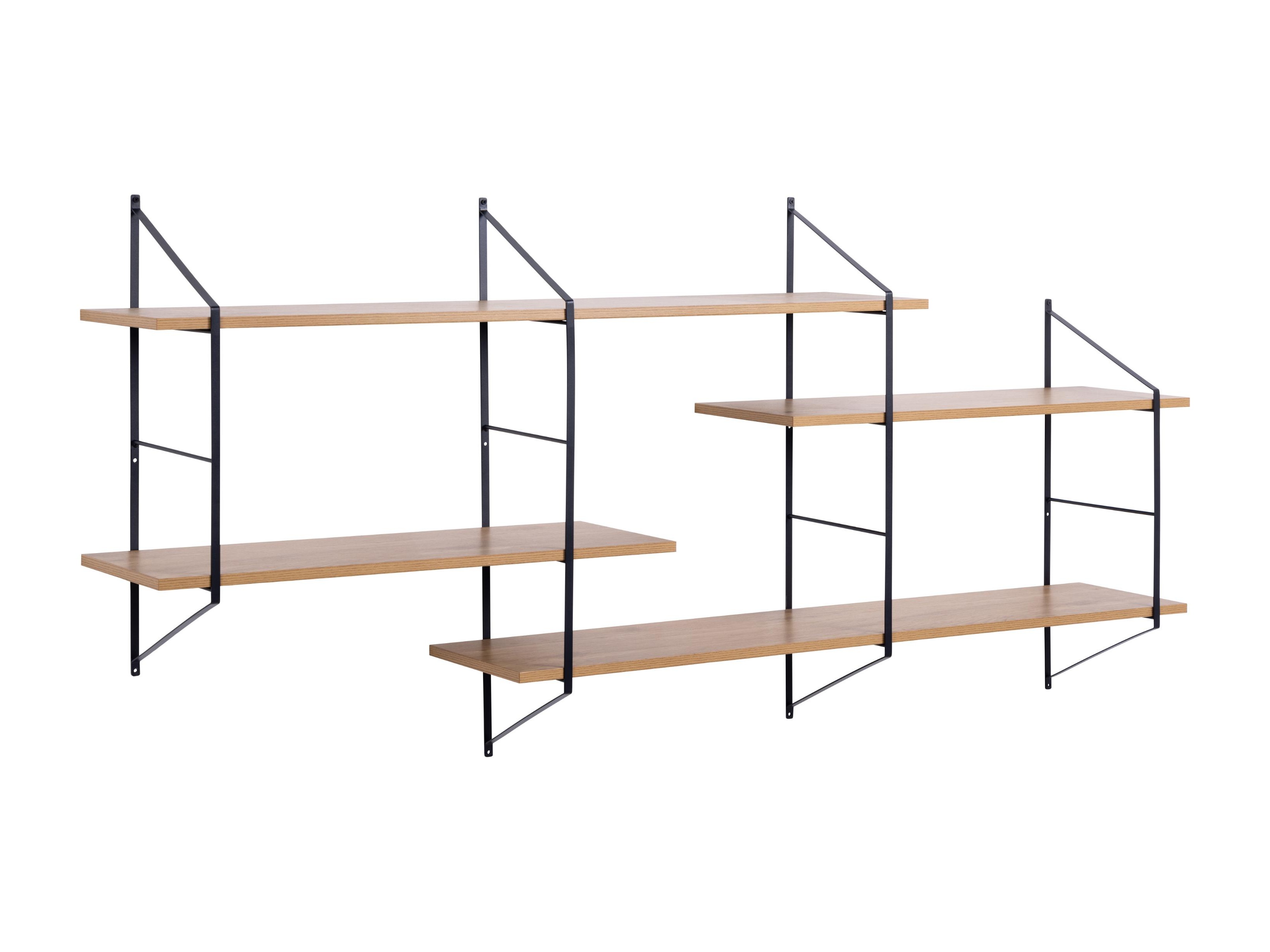 Wandregal Norsica 447 (Hellbraun + Schwarz)
