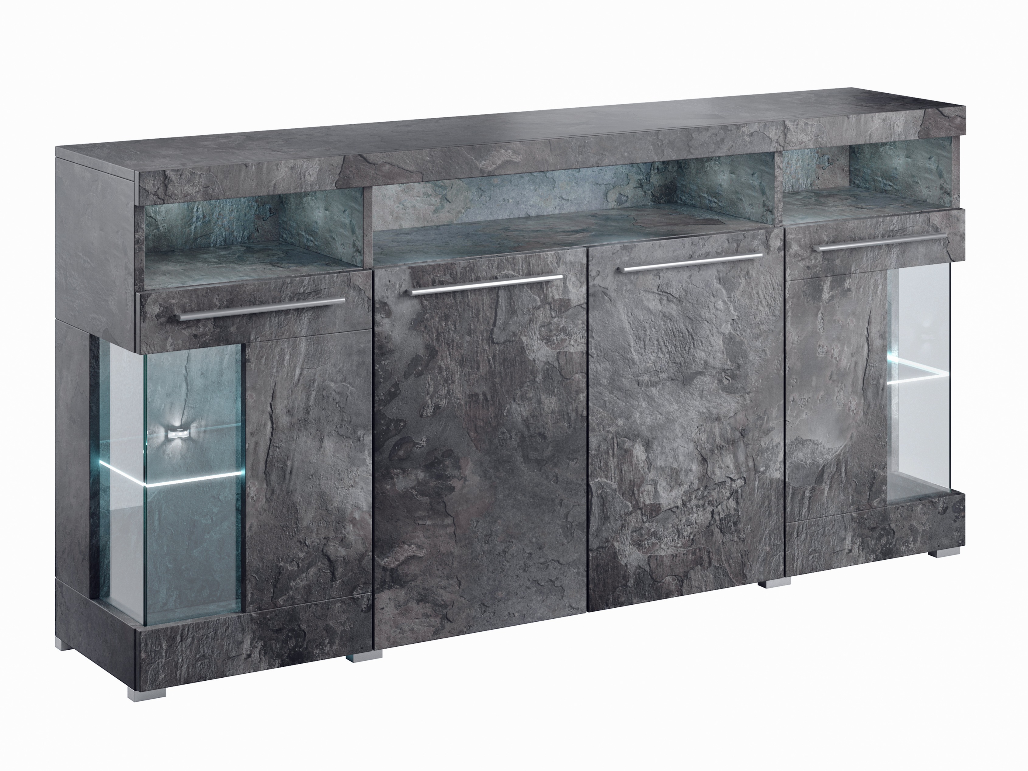 Sideboard Torvire 113 (Beton dunkel)