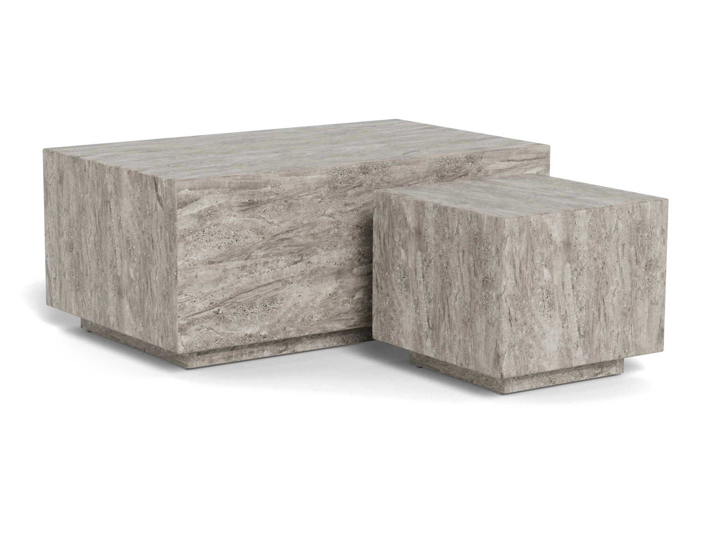 Couchtischset Norsica 894 (Grauer Marmor)