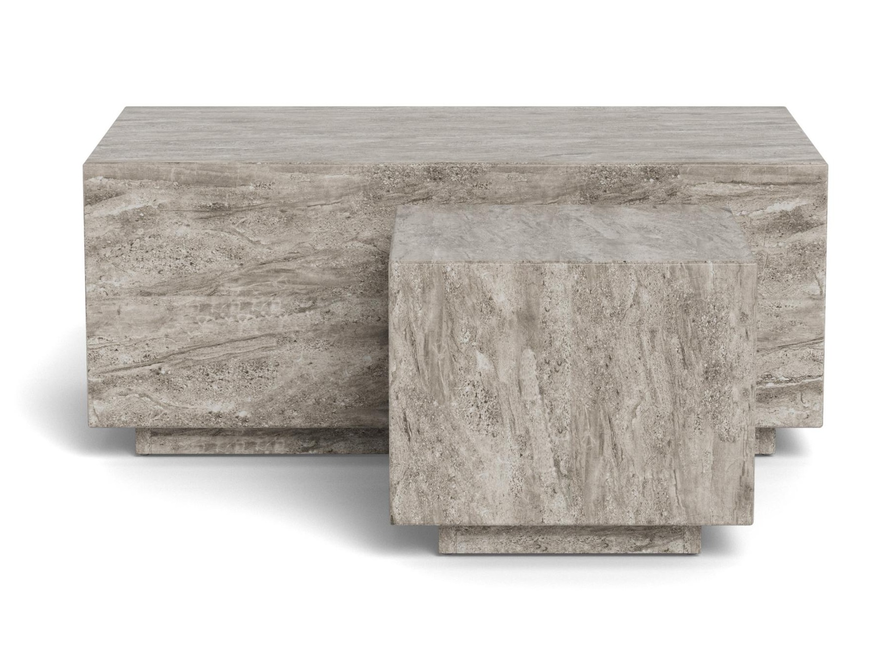 Couchtischset Norsica 894 (Grauer Marmor)