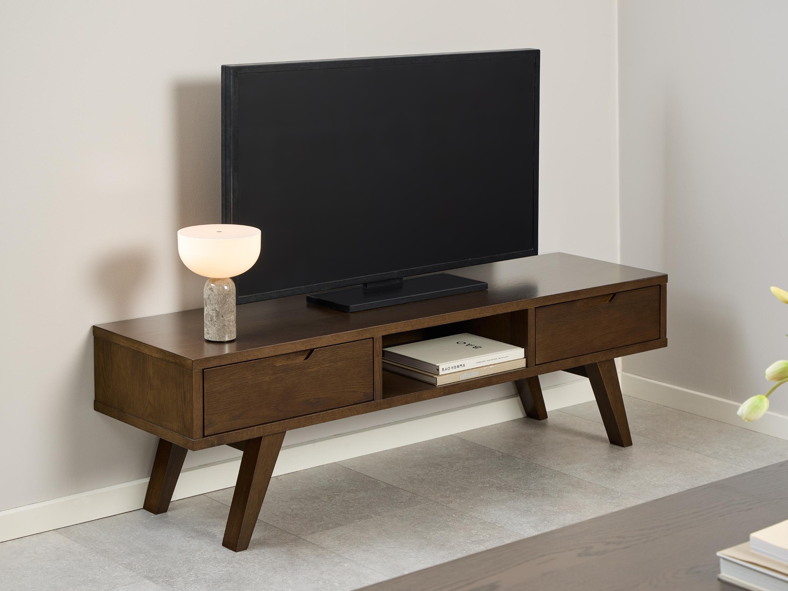 TV-Möbel Norsica Albene 110 (Braun)