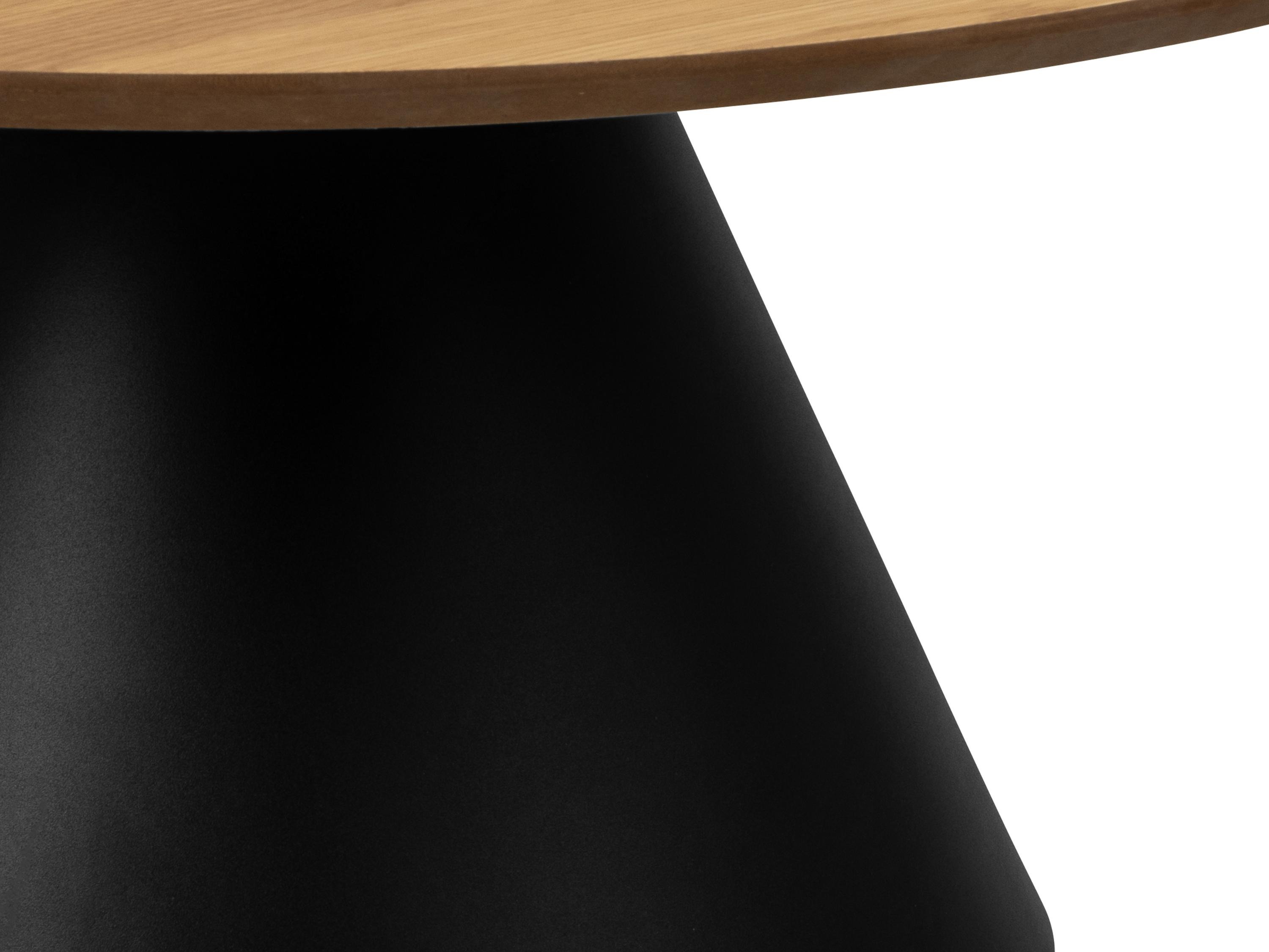 Couchtisch Norsica 908 (Schwarz + Eichenholzoptik)