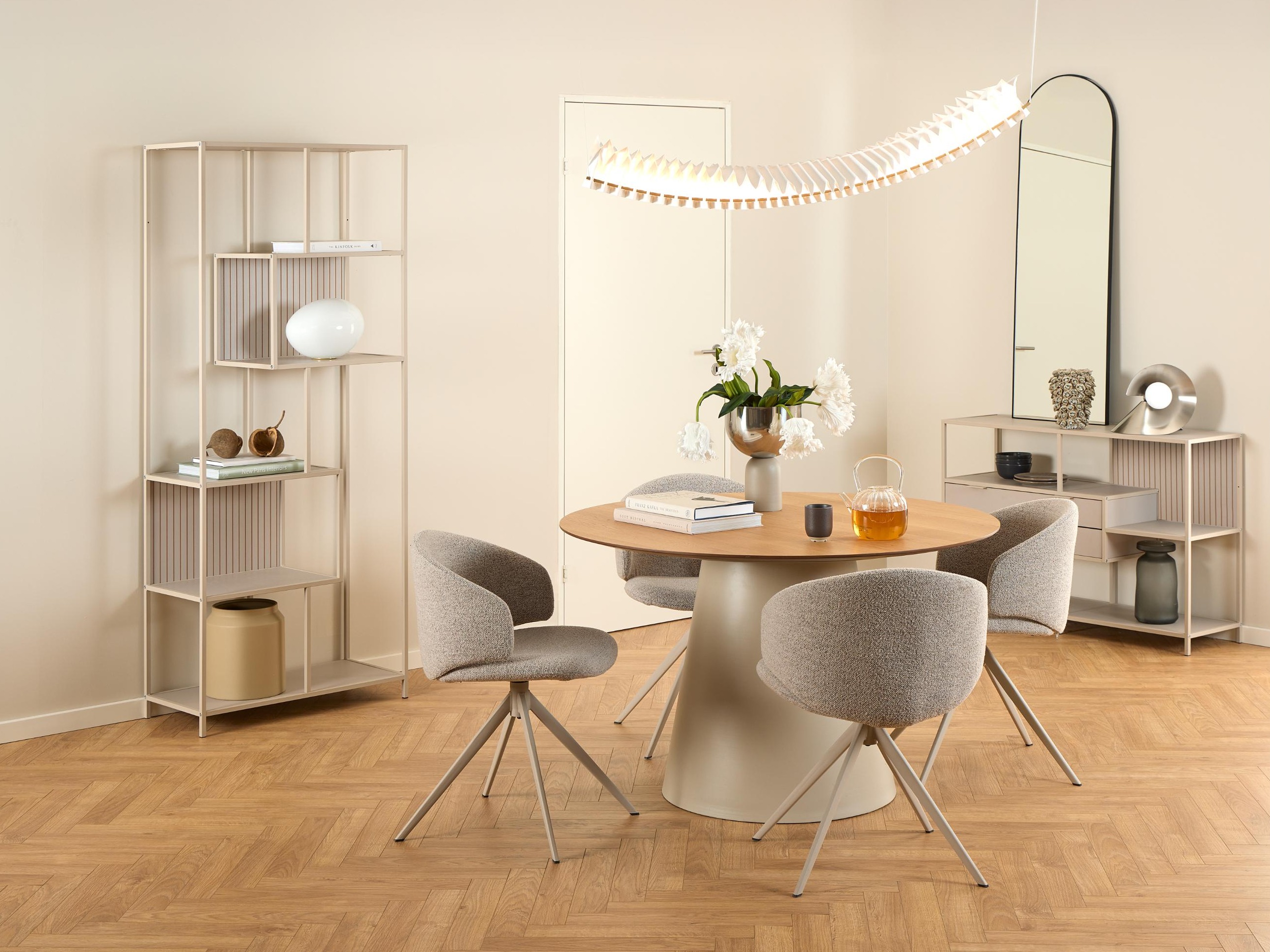 Stuhl Norsica 910 (Grau + Beige)